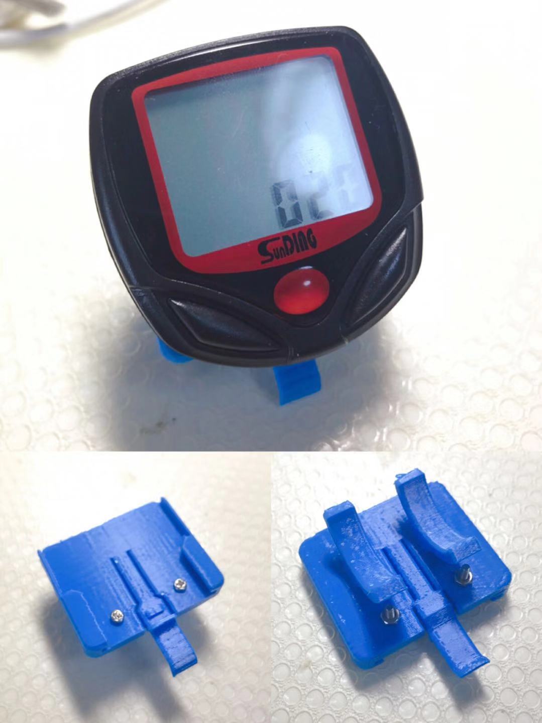 SunDing wired bike computer mount