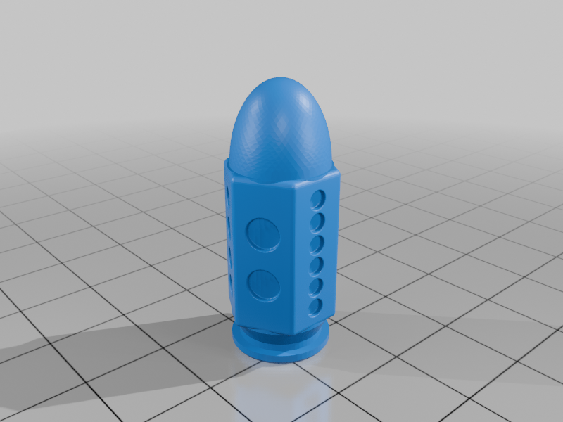 .45 ACP D6 - 6 Sided Bullet