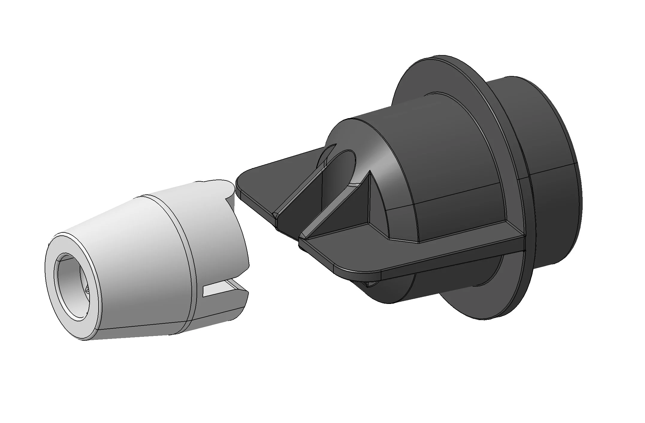 W204 dust cap & socket headlight sidelights