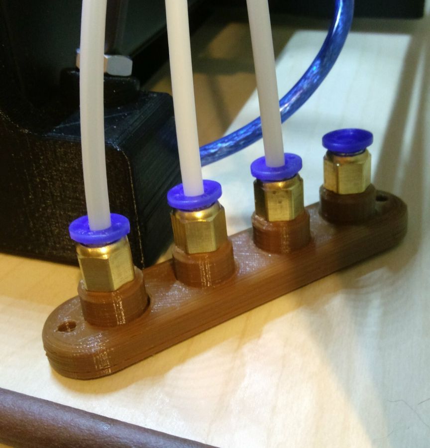 Filament Park for 4mm OD PTFE Tube - Pushfit Connectors