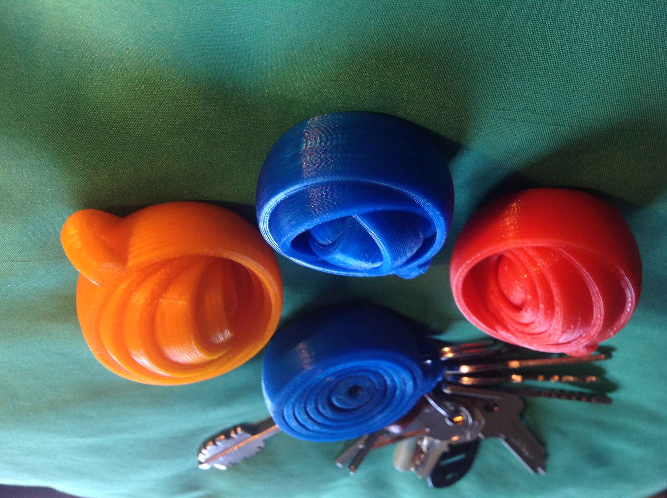 gyroscopic relaxing keyring - 6 rings