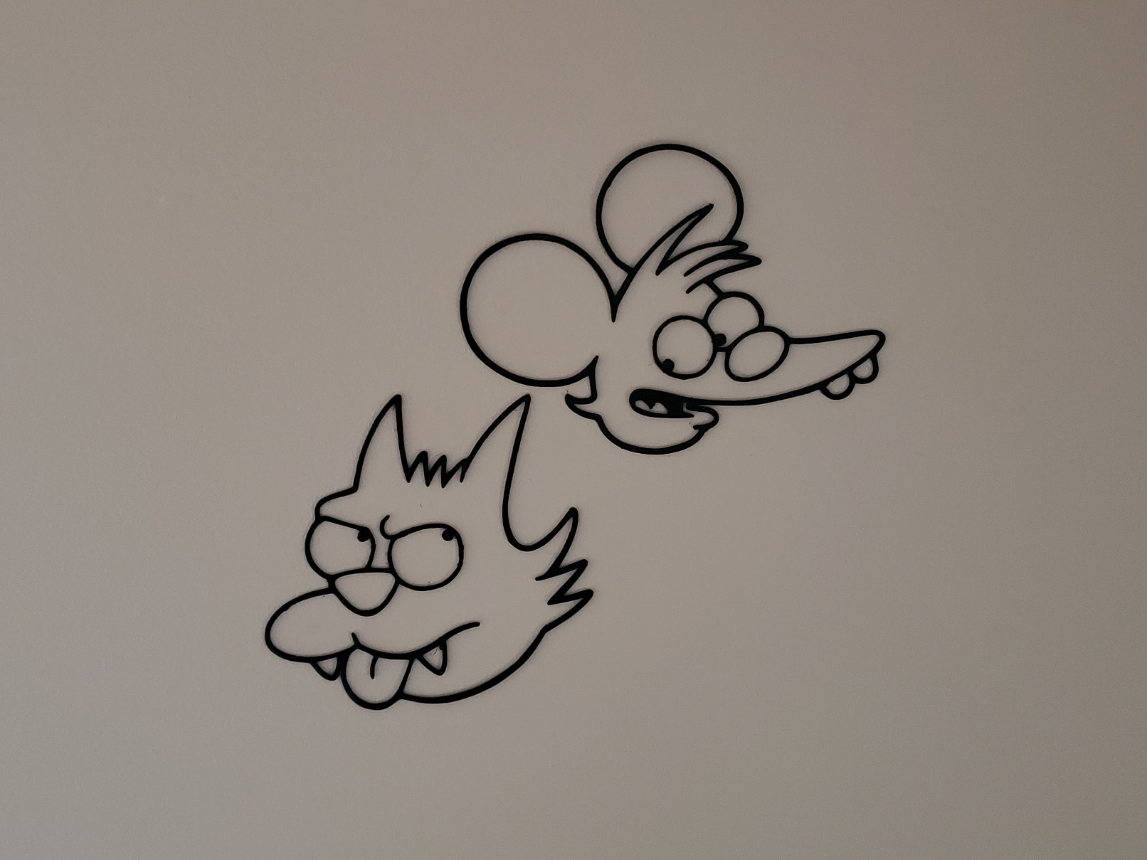 Itchy & Scratchy - Simpsons Wall Art