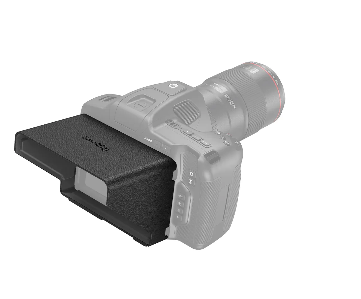 Black Magic Pocket Cinema Camera 6k pro BMPCC6k pro sunhood, inspired by Smallrig's design
