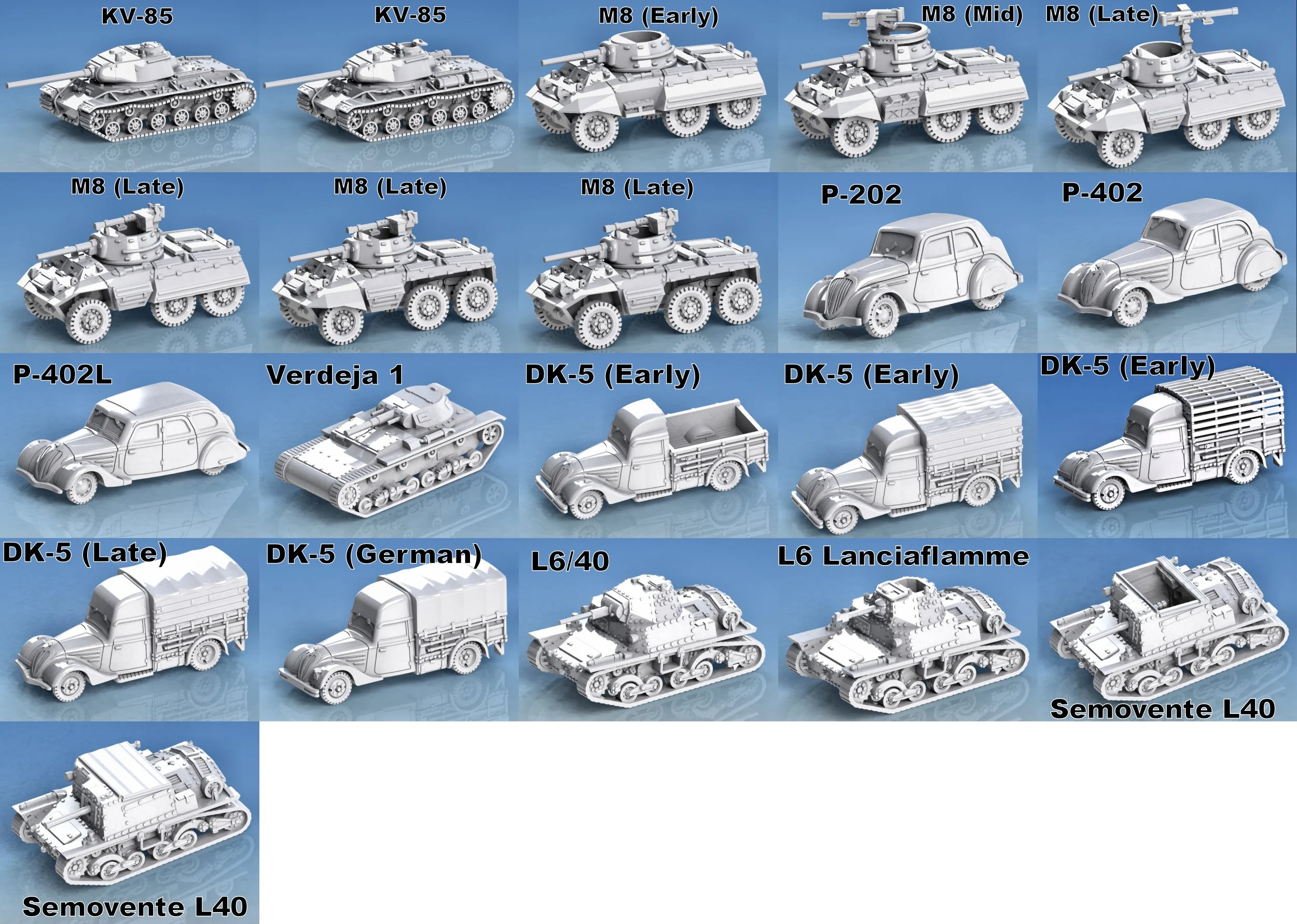 1-100 Tanks and Vehicles