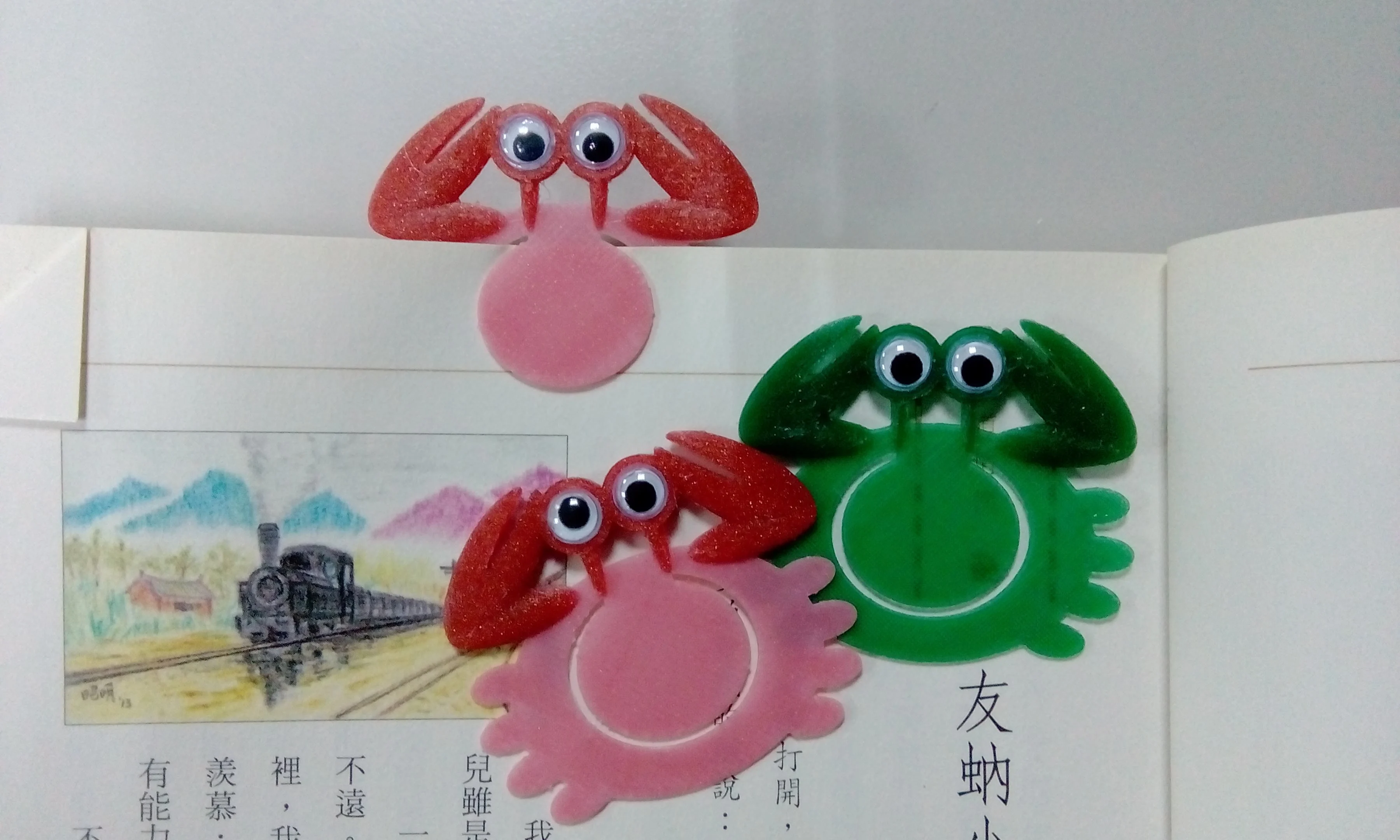 Crab Bookmark