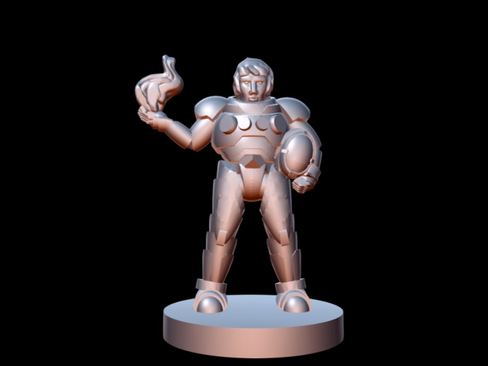 Valeria Horn, Psionic Privateer (18mm scale)