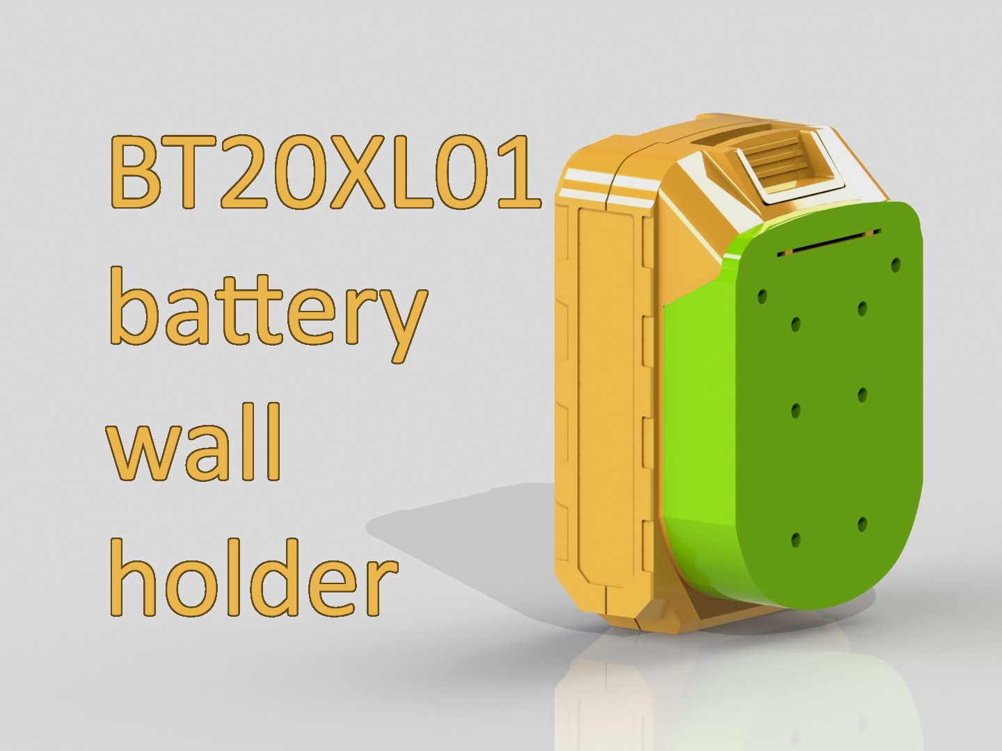 DEKO battery BT20XL01 (Makita BL18x0B compatible) wall holder