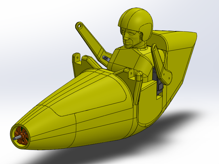 RC Paraglider Harness-Pilot