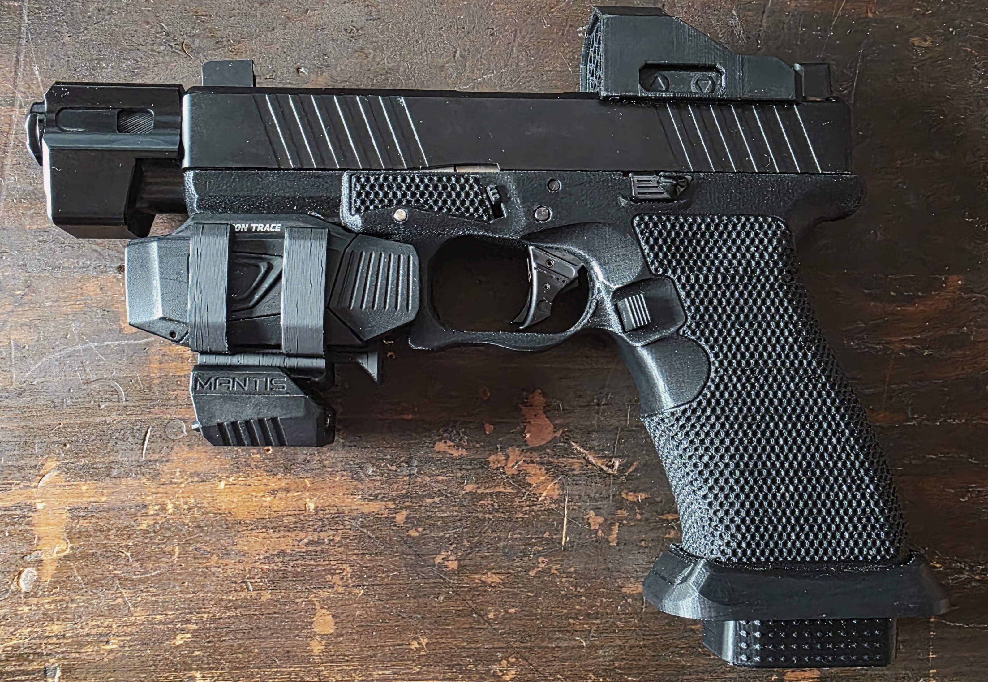 Crimson Trace Rail Light adapter For Mantis X