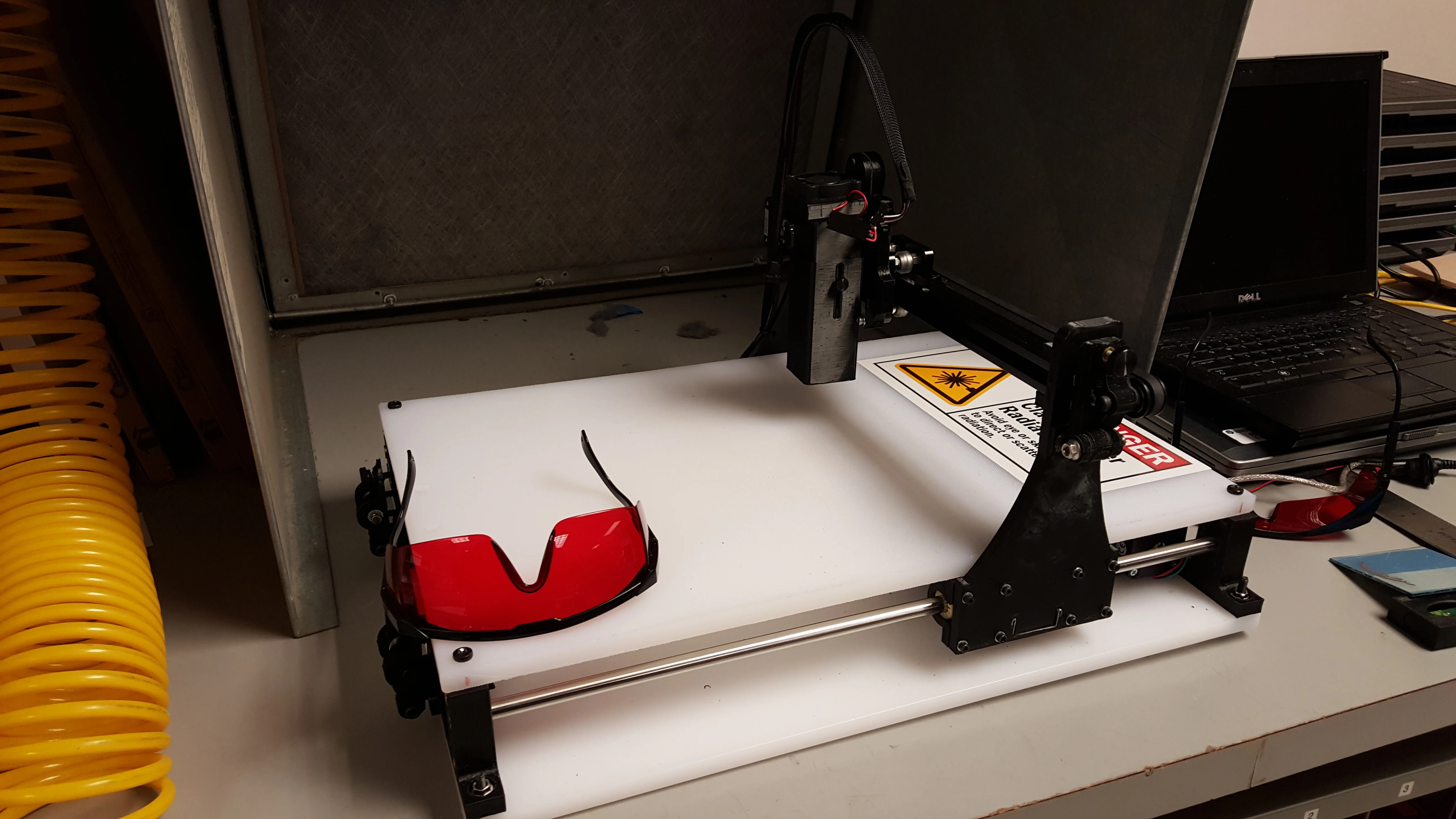 Project: Laserscythe - Another Open Source laser engraver using recycled doohickeys