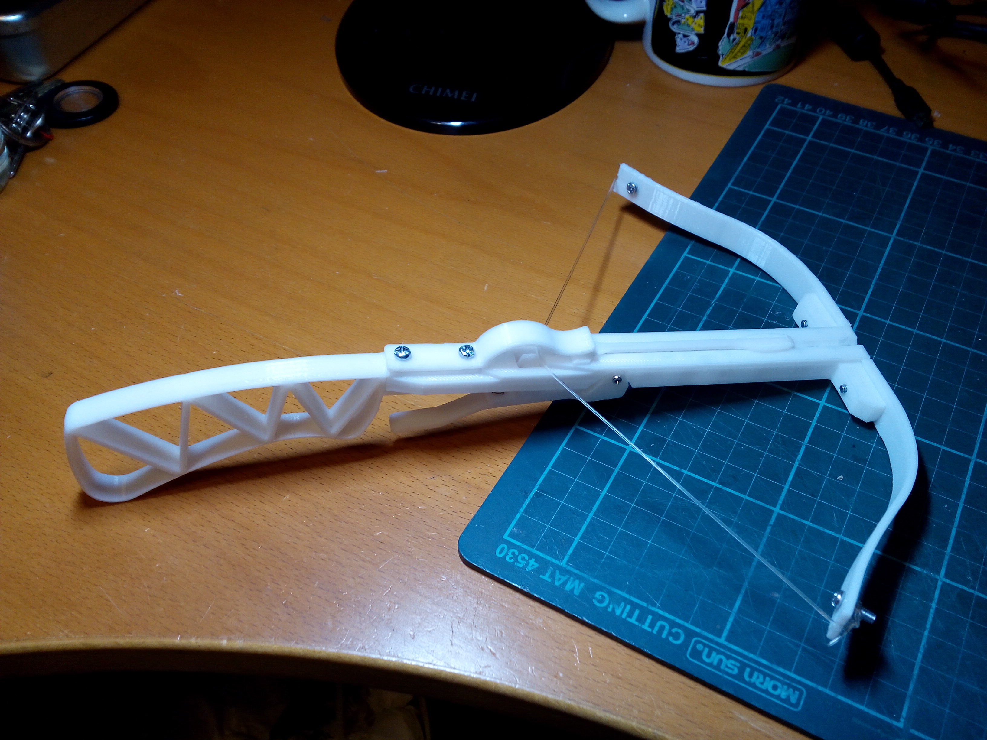 Crossbow, Western style, and Arrow