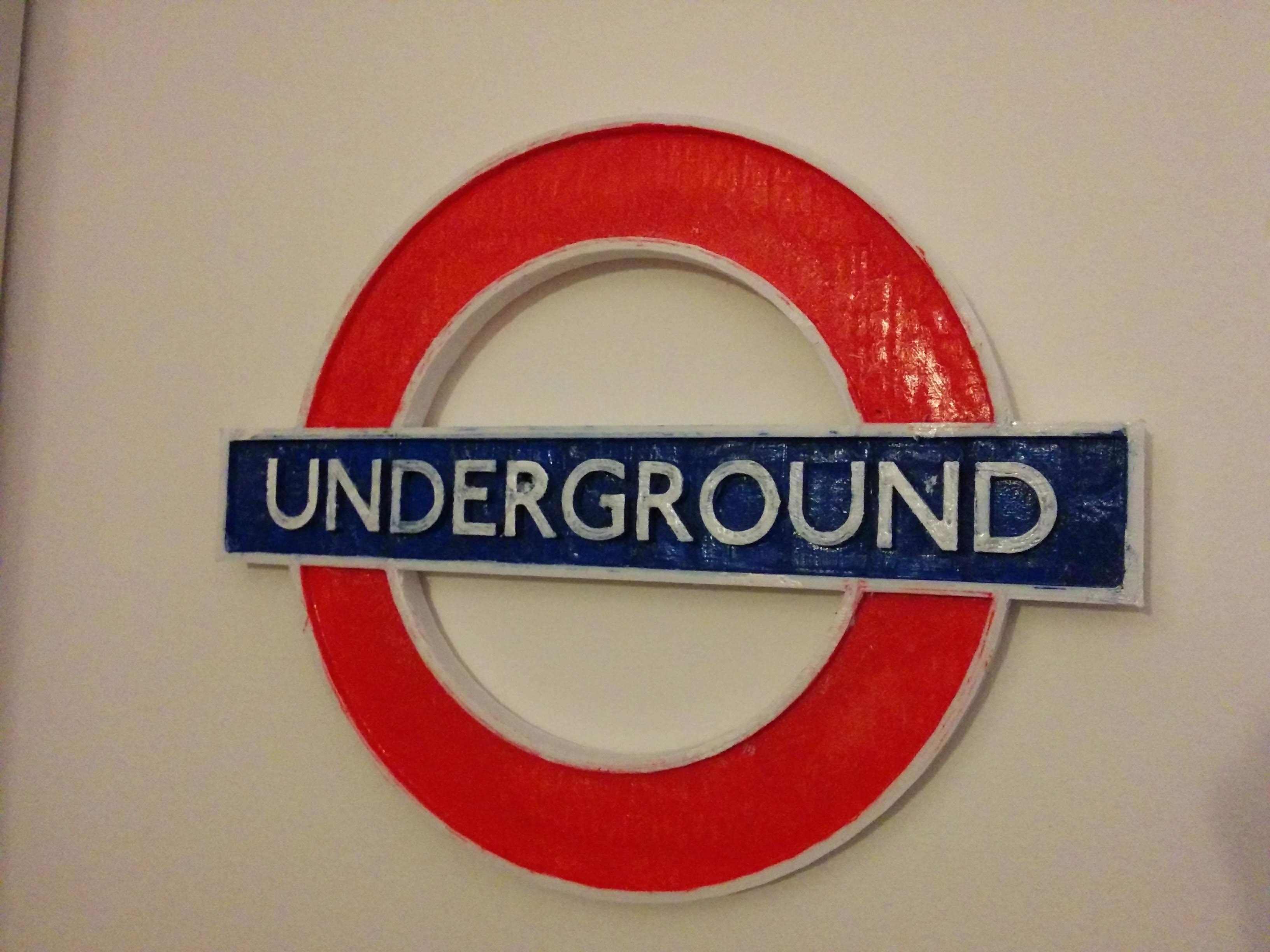London Underground Wall Sign