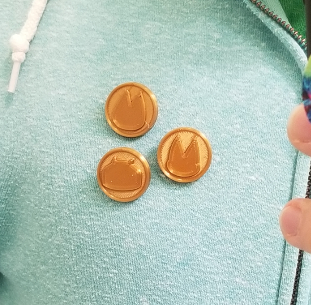 Mao Mao Crew Members Only Pins