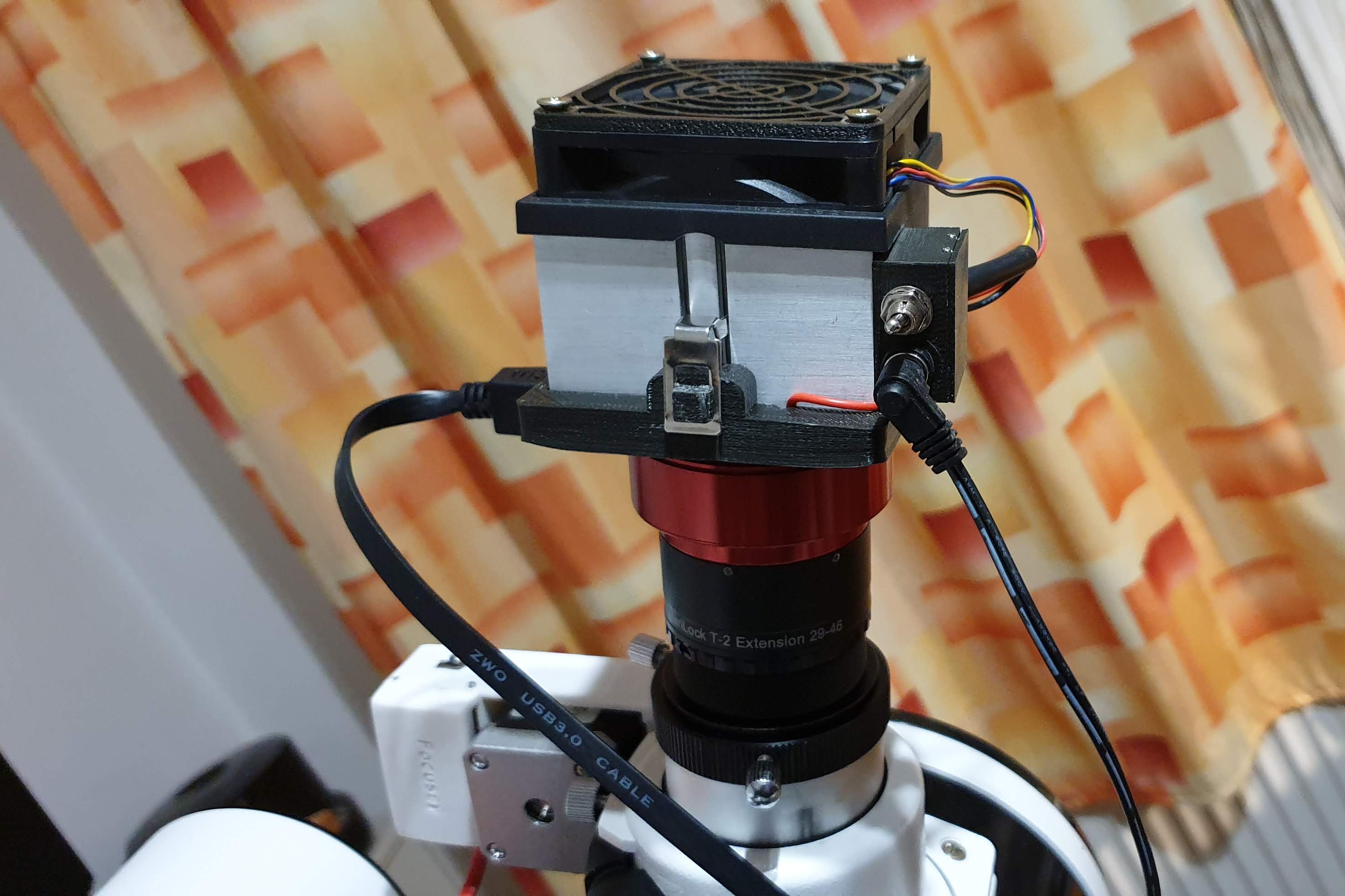 Addition cooling for ZWO camera