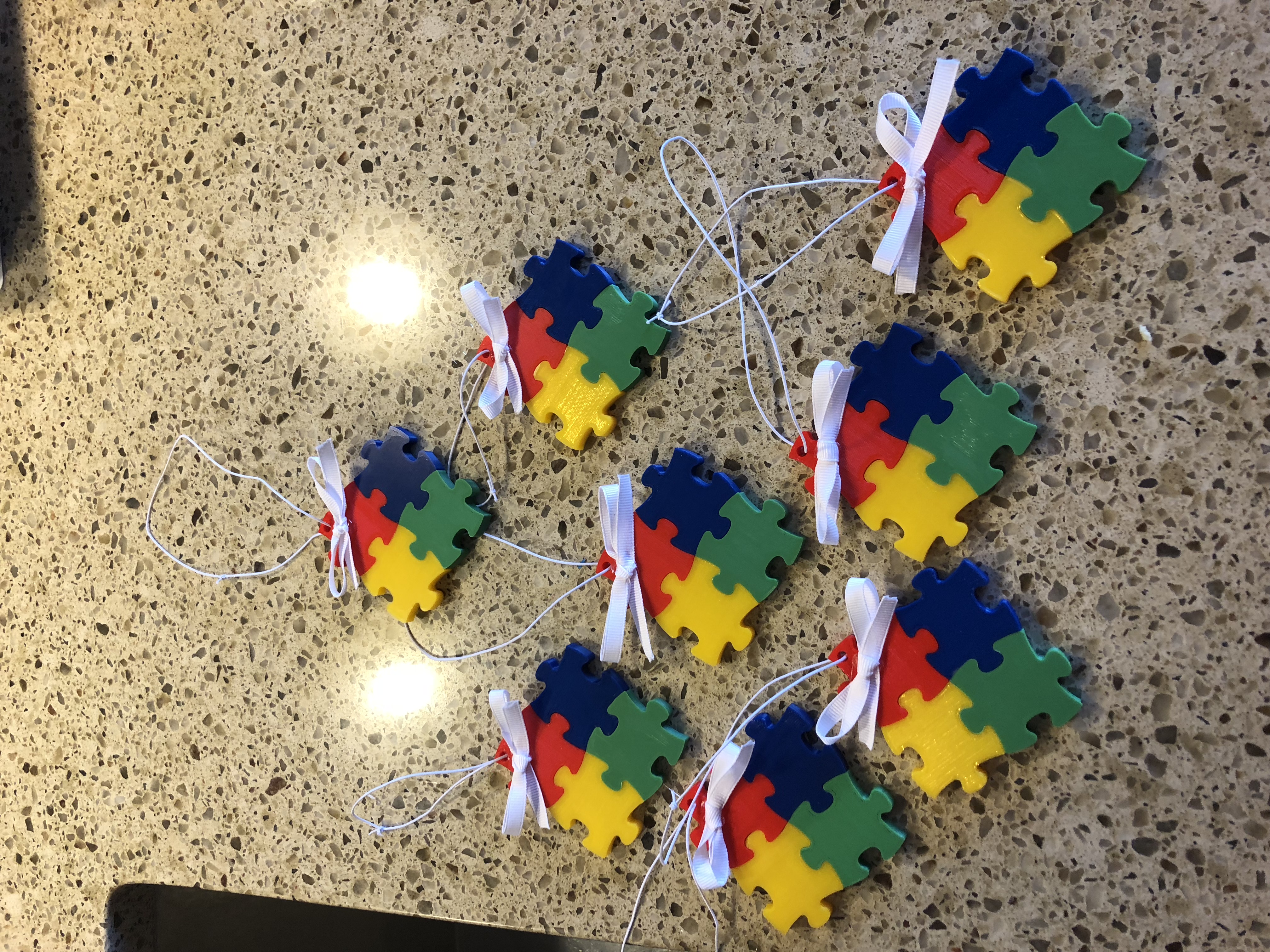 Autism Awareness Ornament or Keychain
