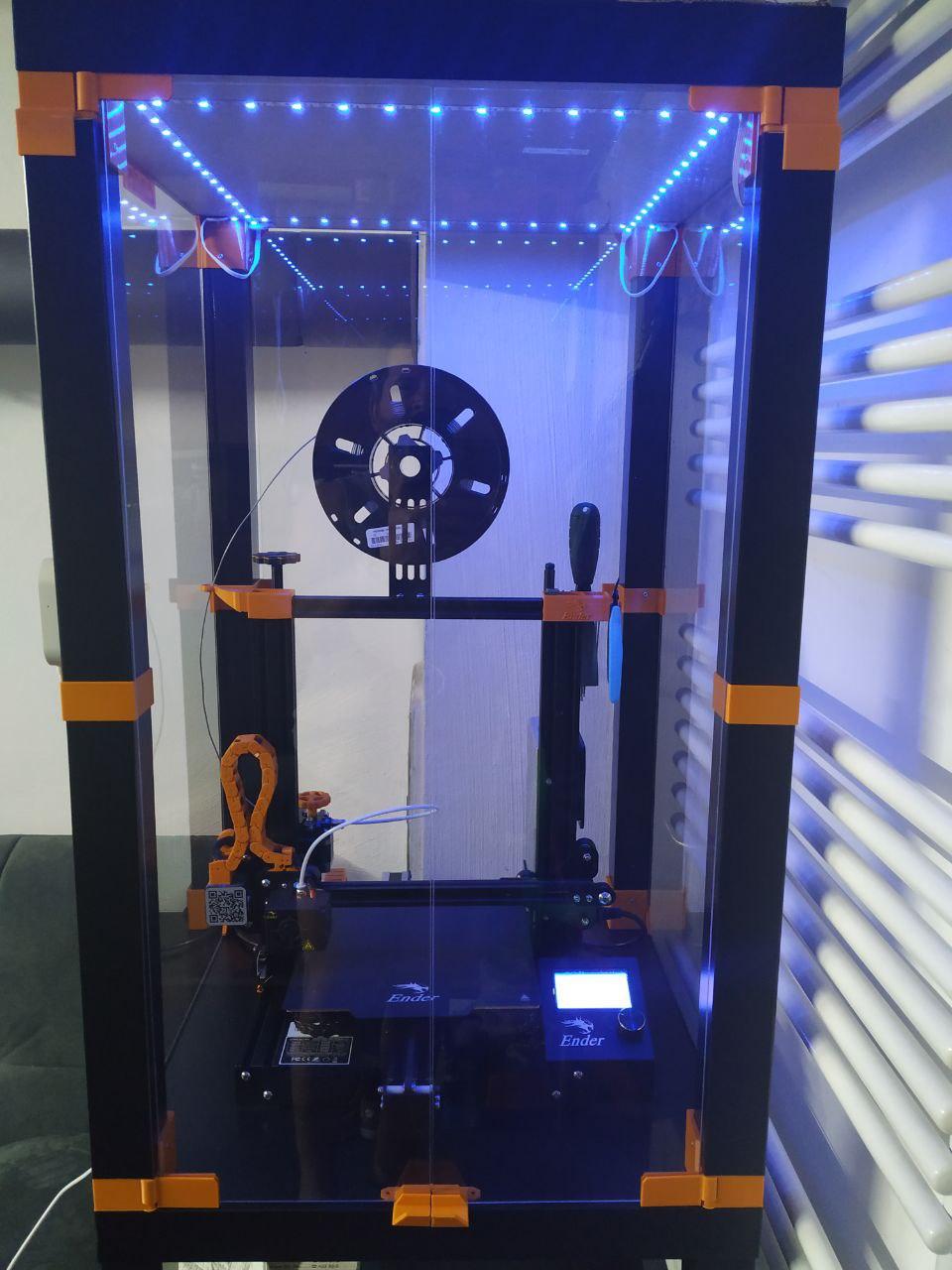 Ender 3 Pro ENCLOSURE -Ikea Lack table