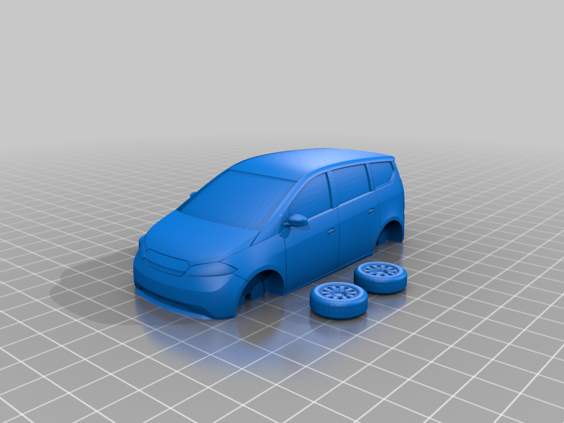#mySion - seperate wheels on steel axis and without text