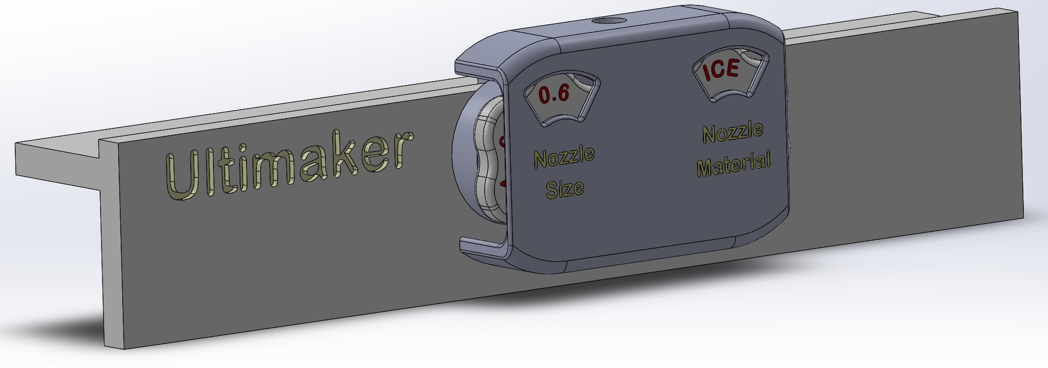 Ultimaker Nozzle Configuration Display