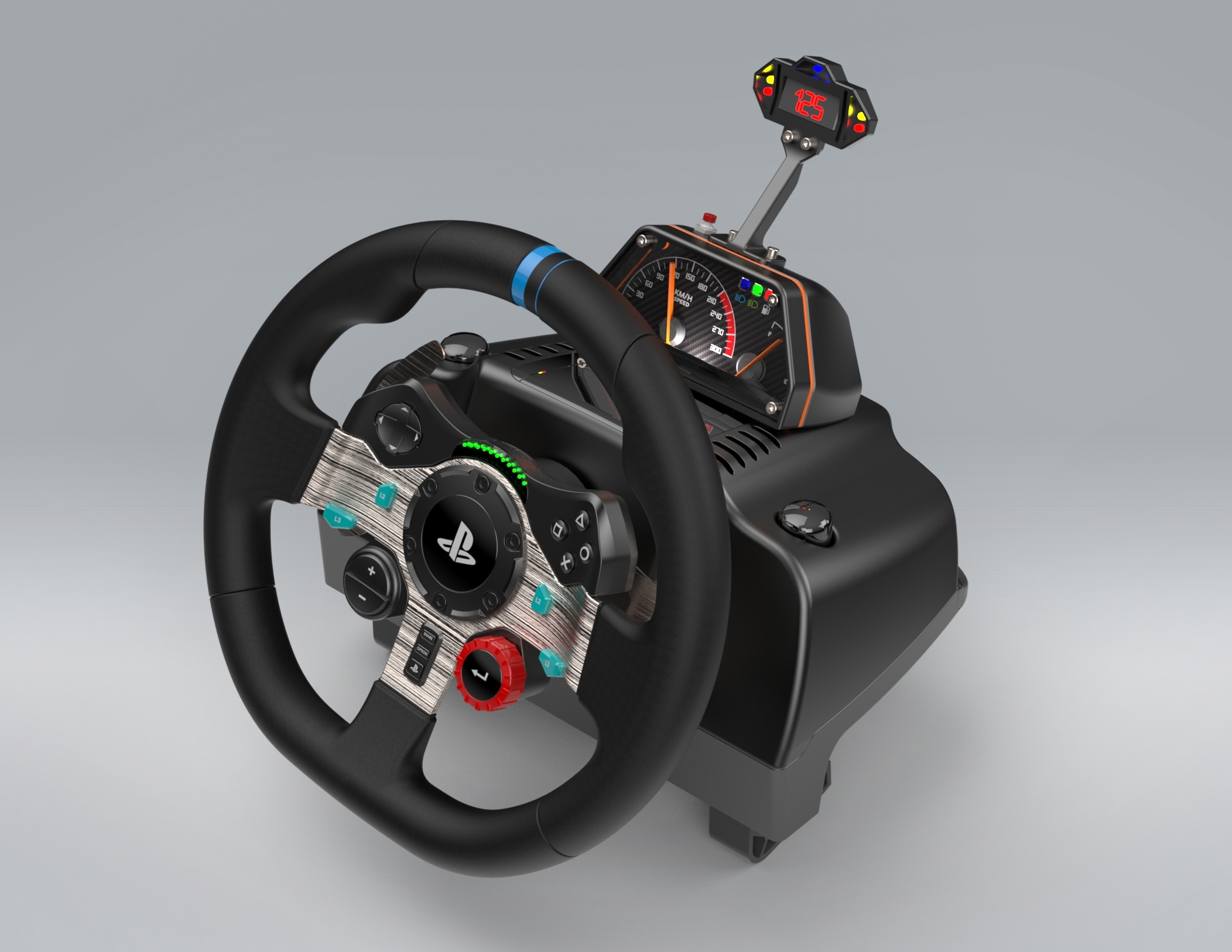 MZ Mini Simracing Servo Dashboard