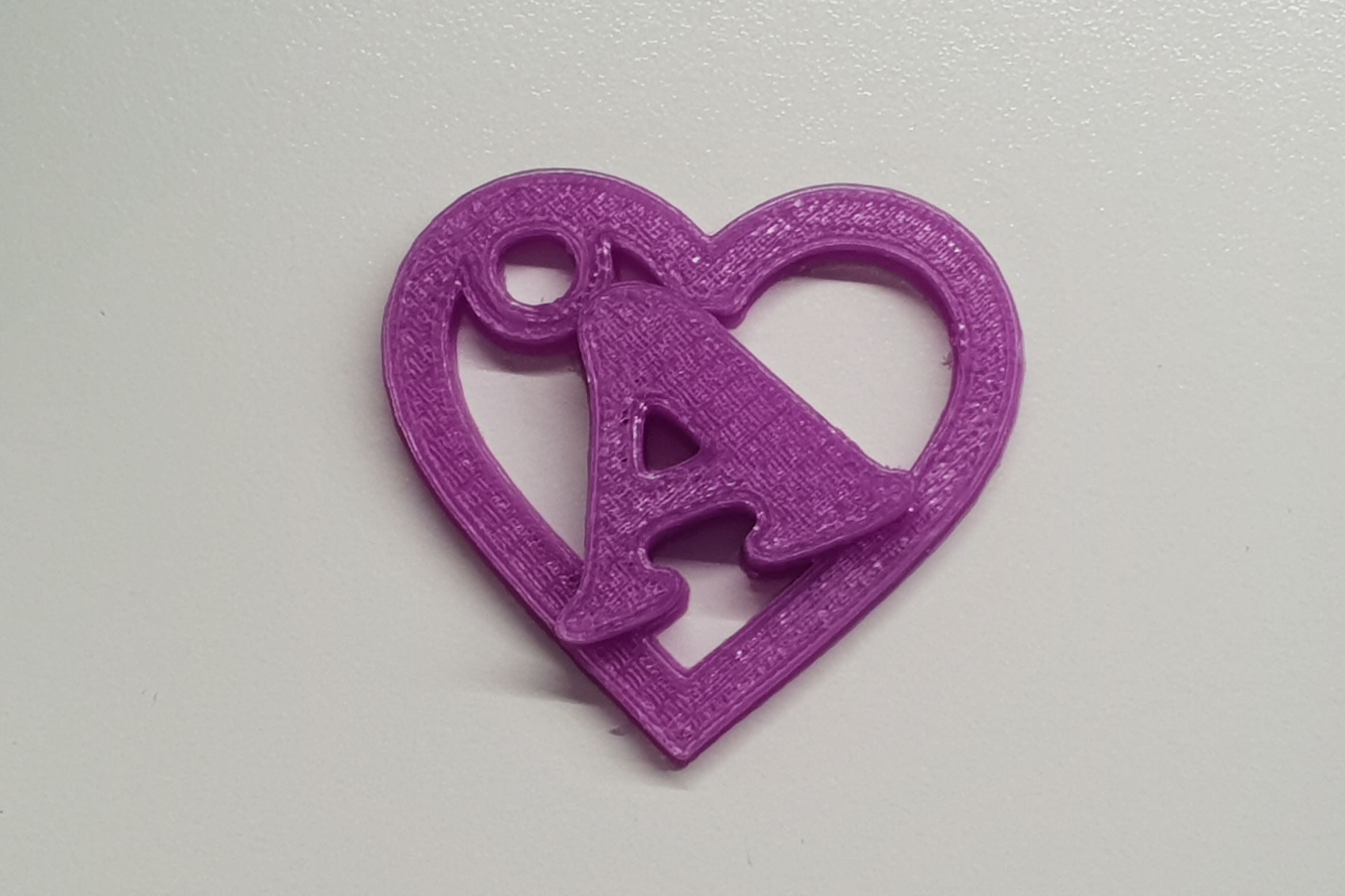A Heart keychain