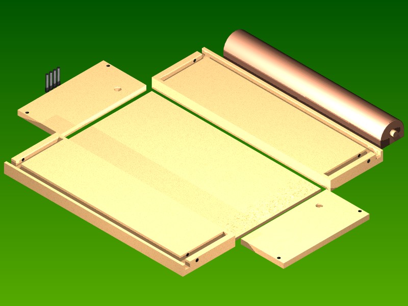 Forstner bit box (for 8 bits)