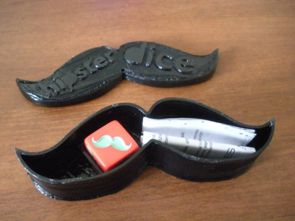 Hipster Dice Mustache Case