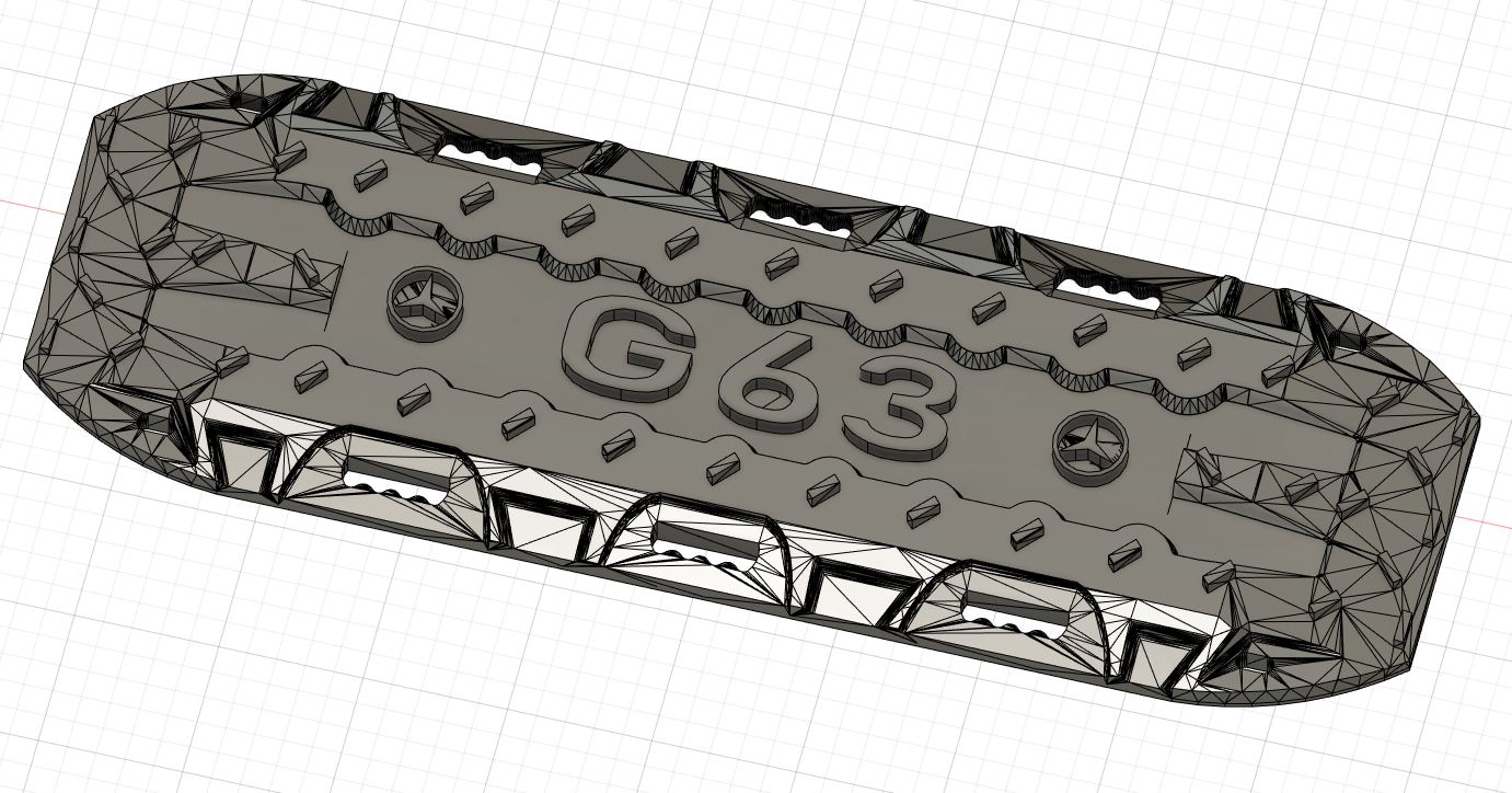 1/10 Sand Ladder G63 - Sand Blech - Scale Crawler