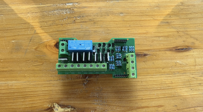 Irrigation control unit panel holder - DIY