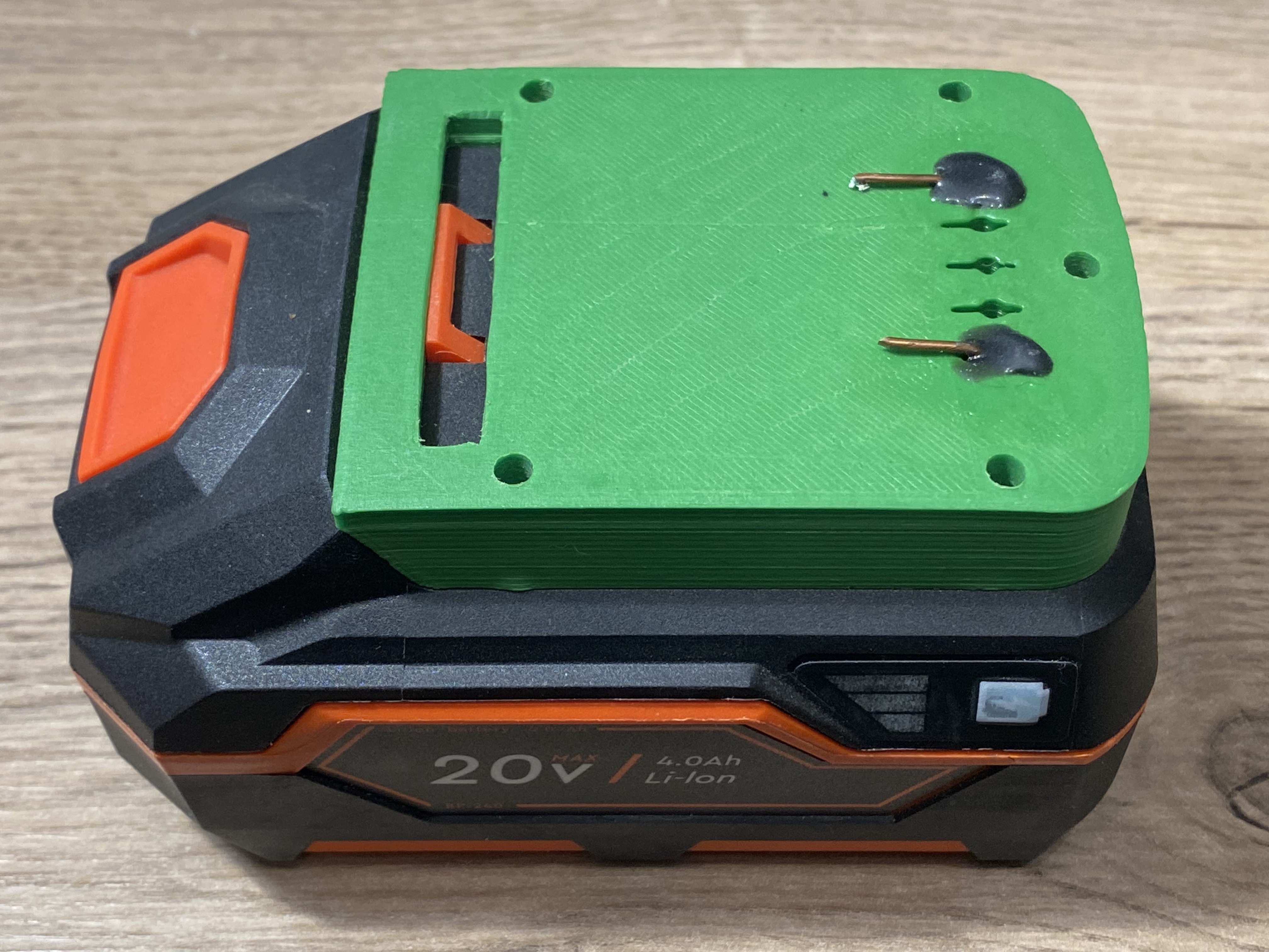 Dnipro-M 20v battery adapter