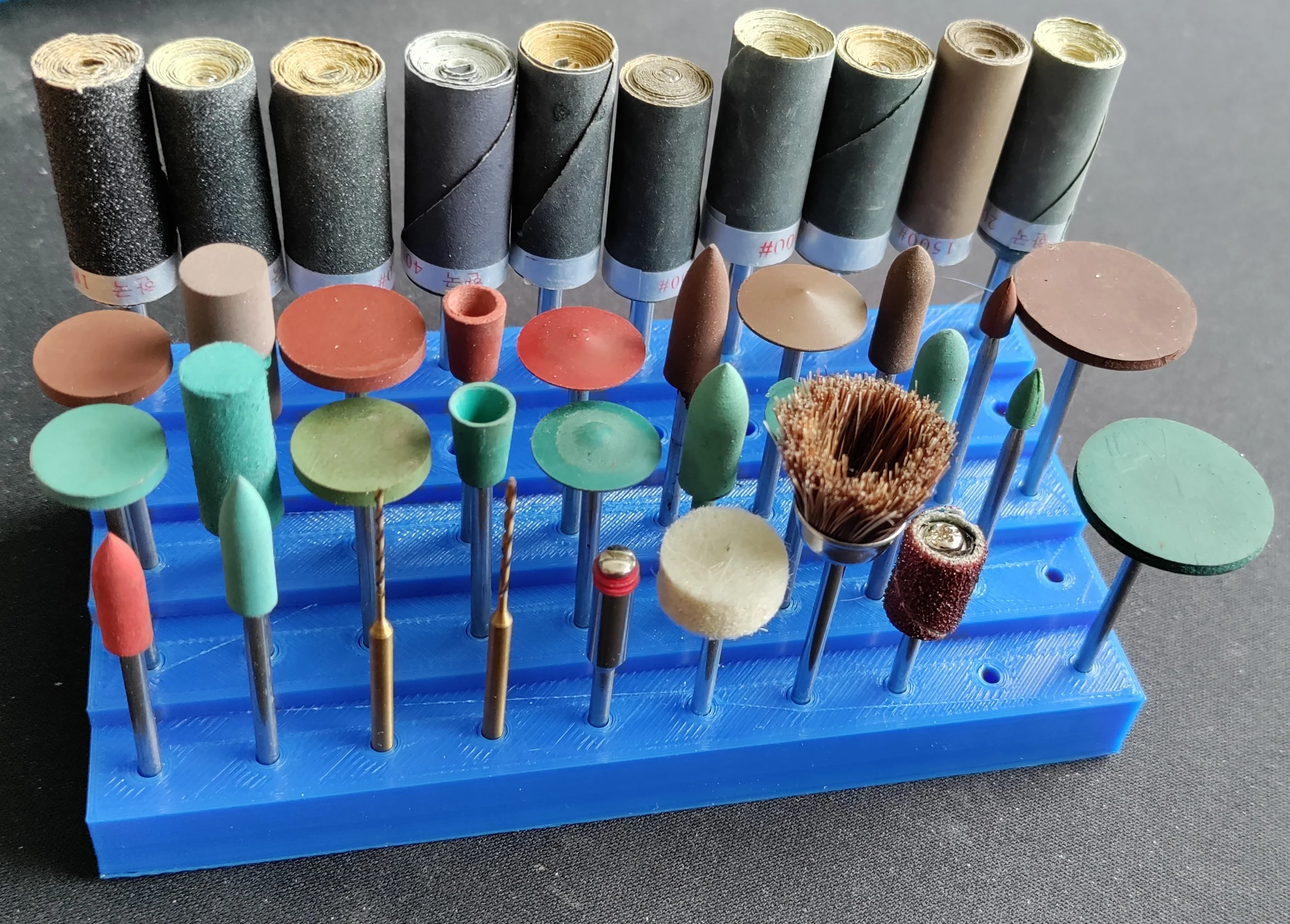 Parametric Organizer for Burrs and Drill Bits