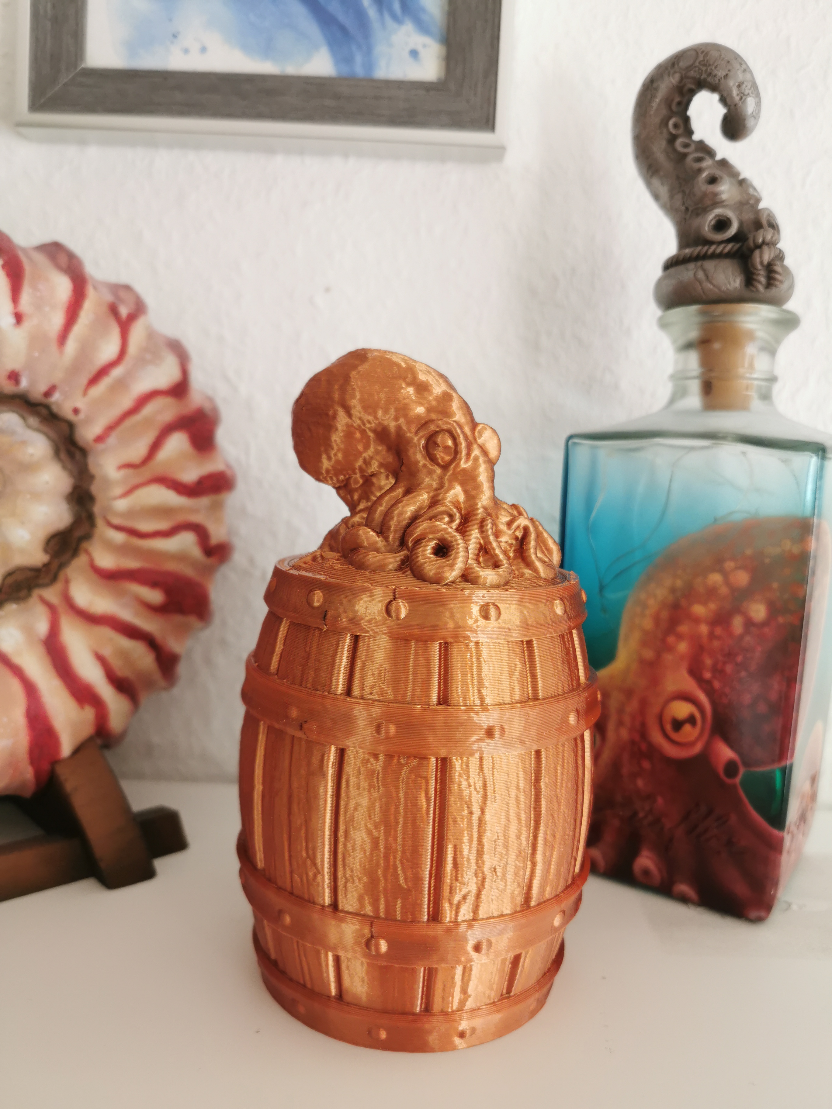 Octopus Barrel Container