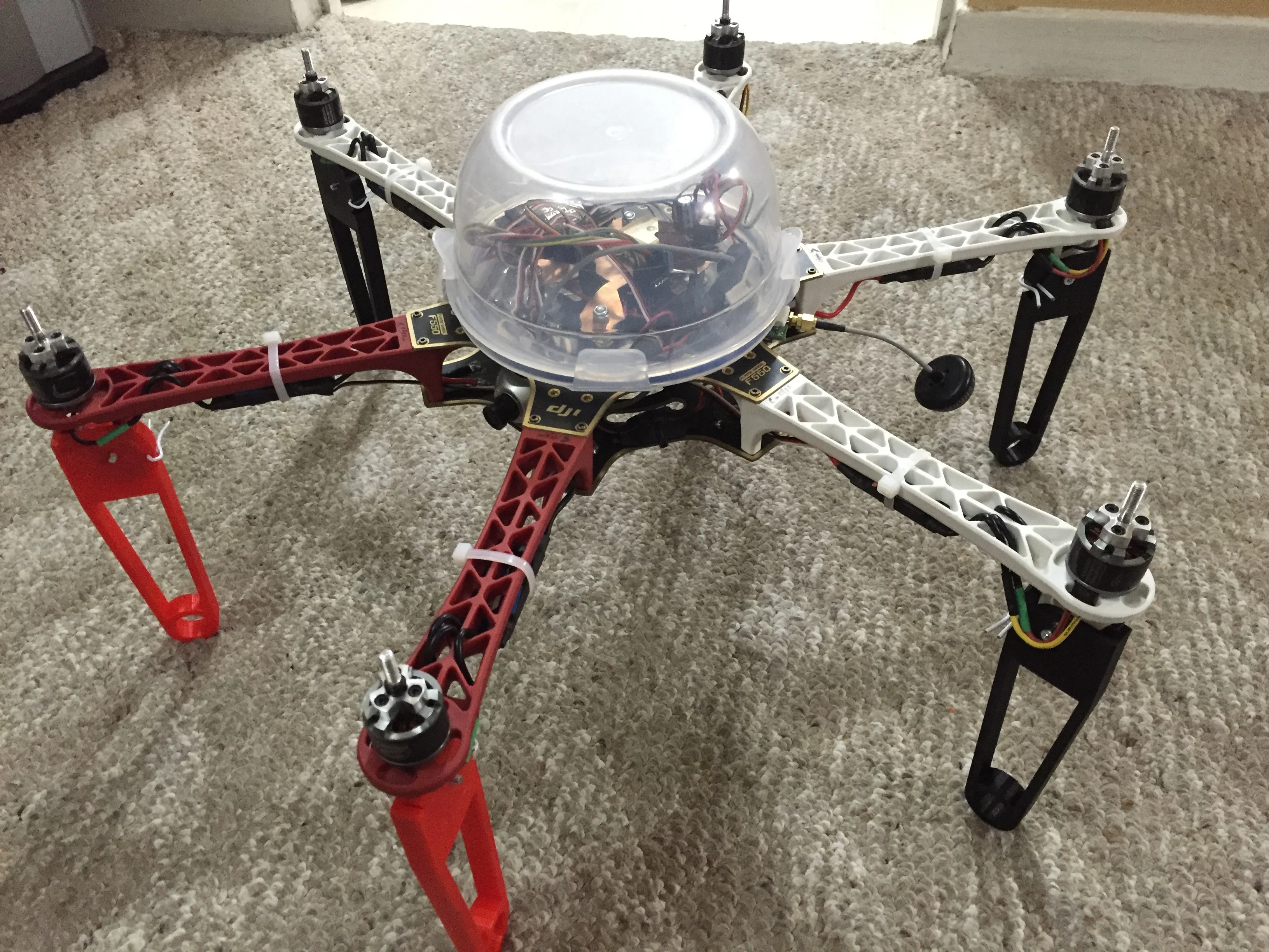 DJI F550 / 450 Folding Landing gear legs