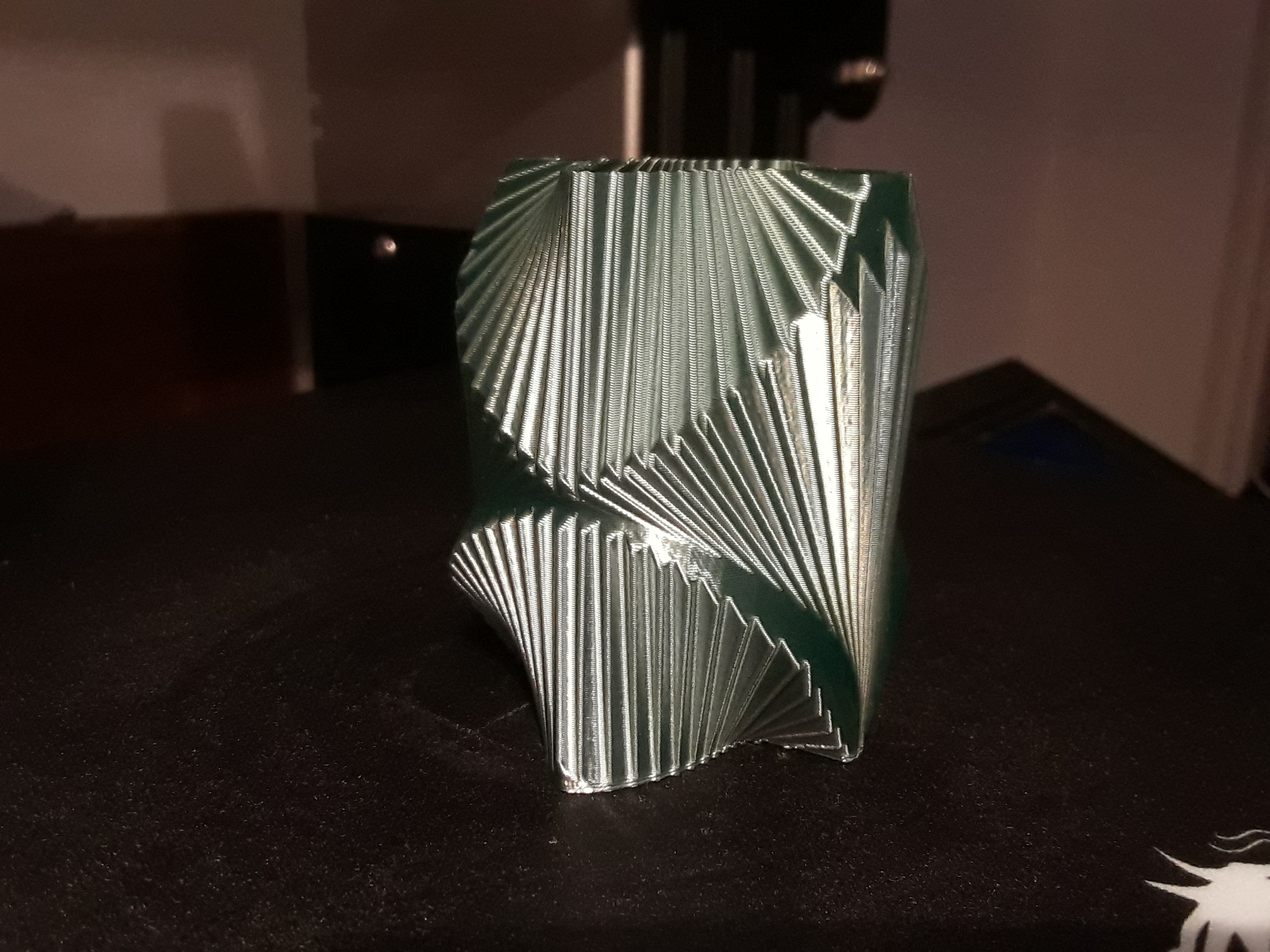 Faceted deco vase #2
