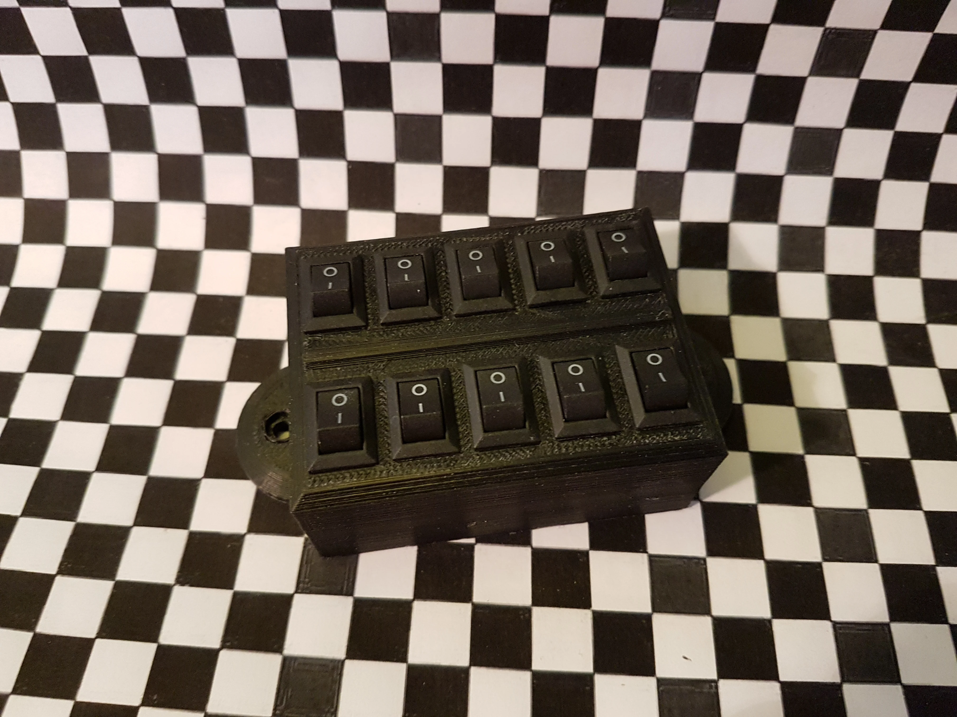 mini 12v Rocker Switch Bock (10 pcs) / mini 12V Schalterblock (10 Stück)