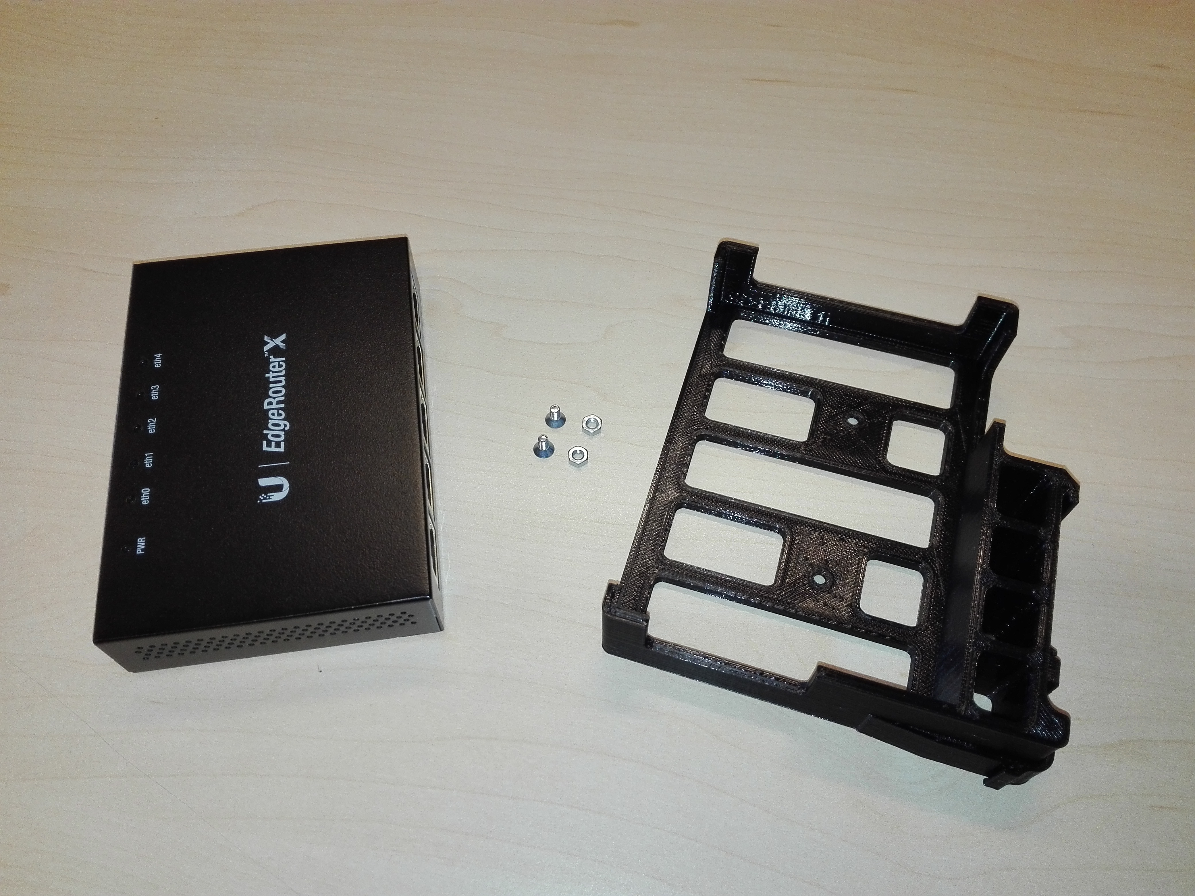 EdgeRouter X DinRail mount adapter
