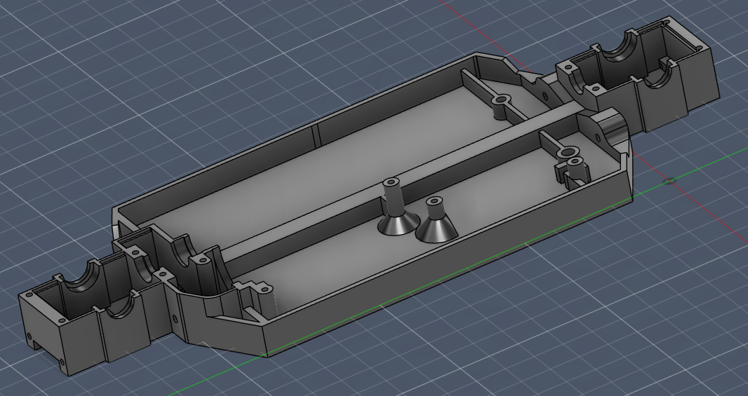 Remo Hobby sevor/dingo main frame (part P2568)