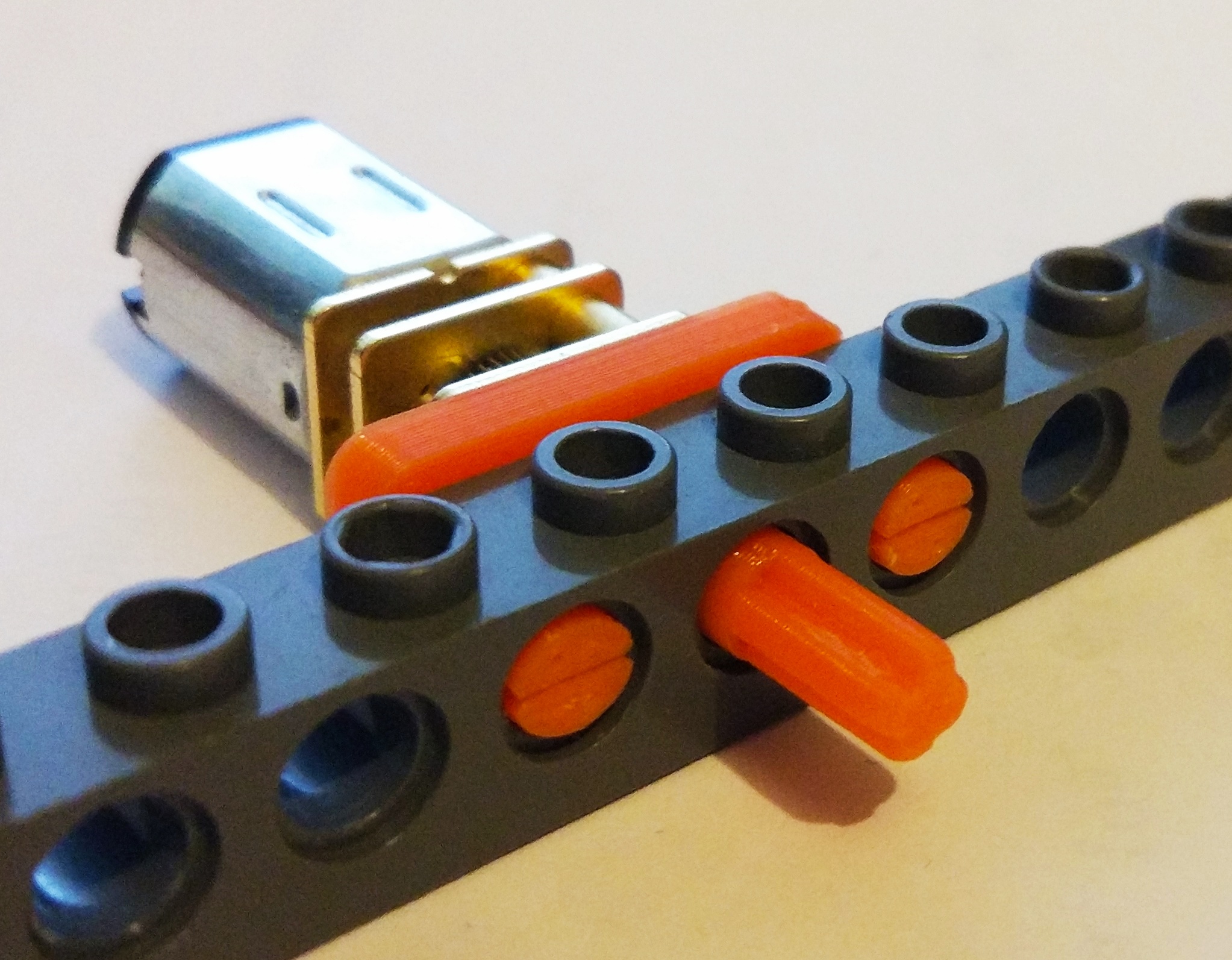 n20 motor lego technic mount + axle