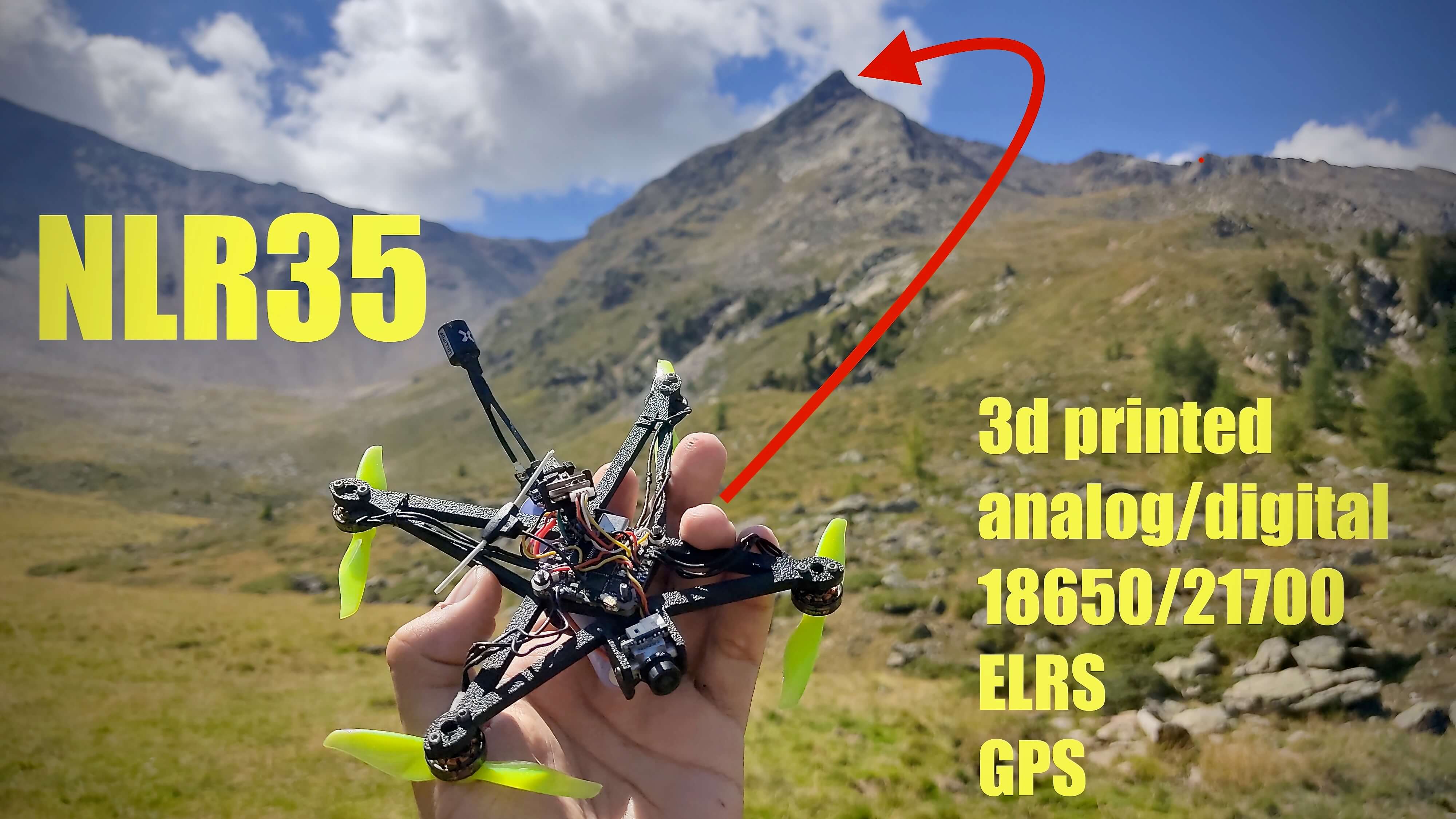 NLR35 - single 21700 Nanolongrange digital FPV drone