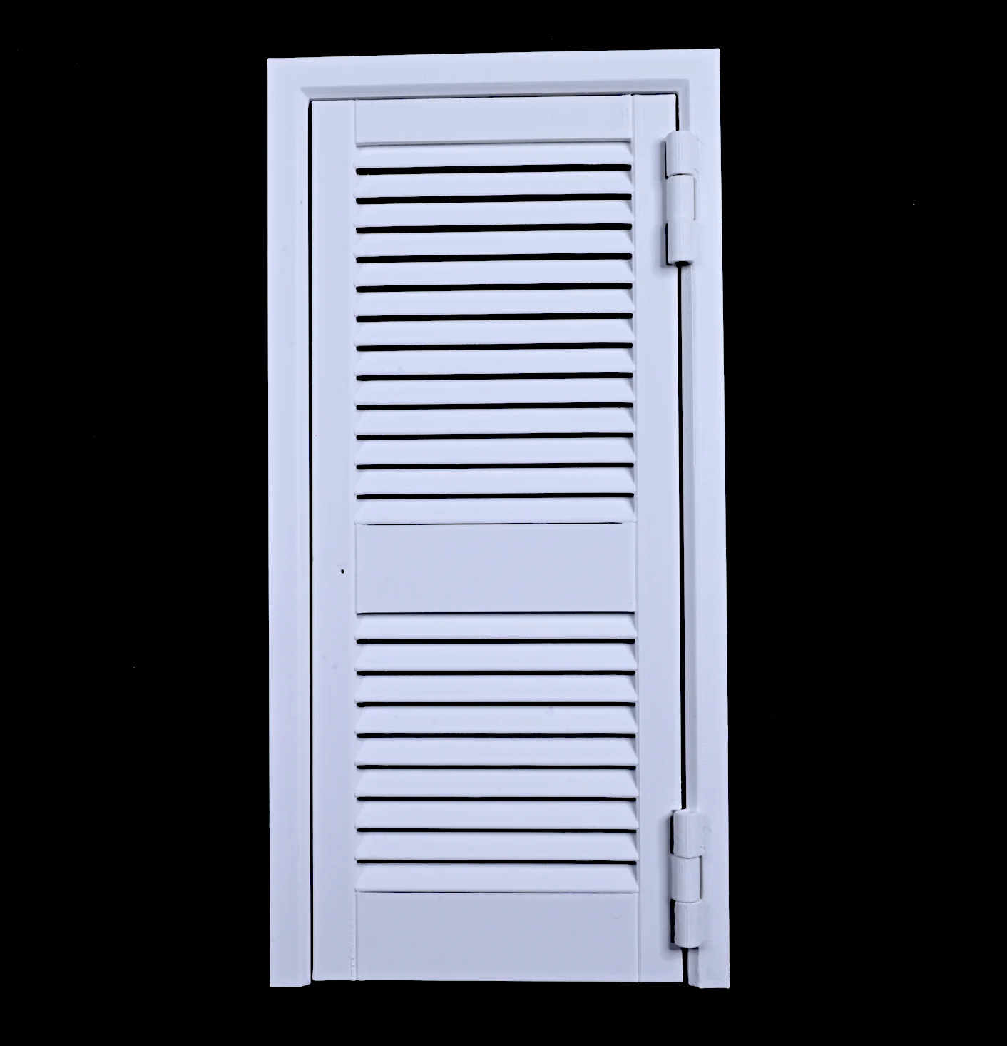 Louvre Door with Hinges Prop