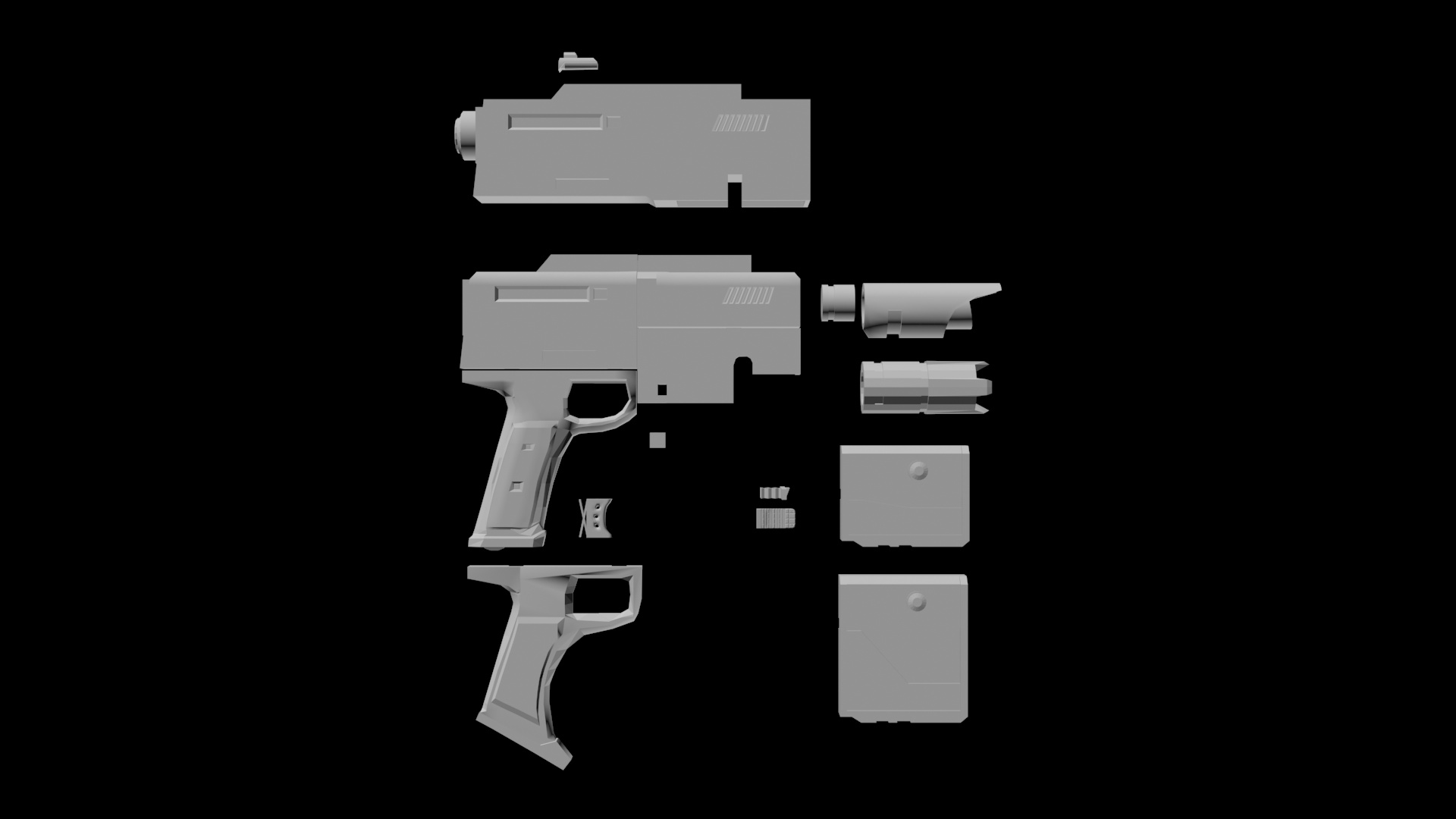 Guard energy beam pistol