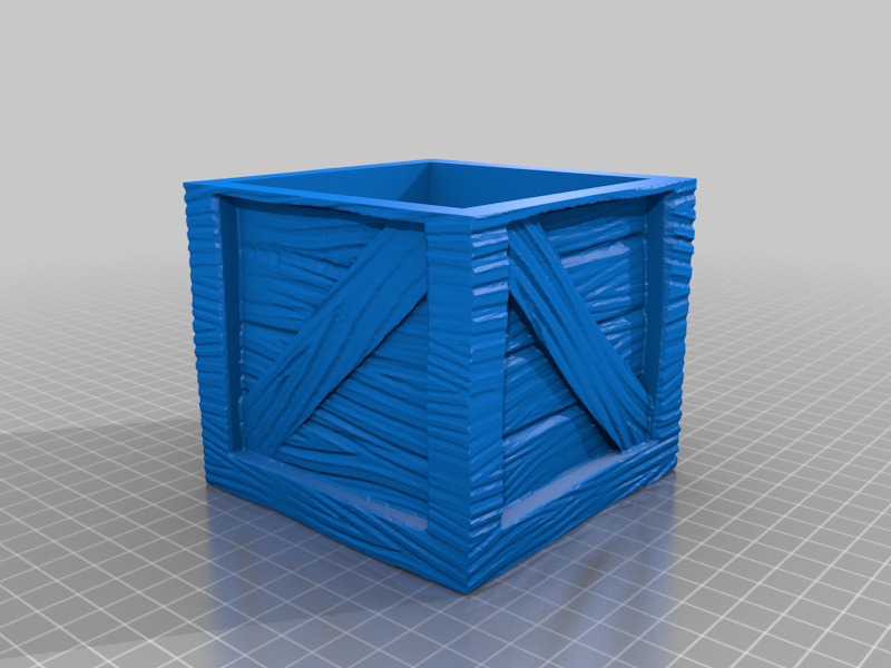 Wooden Crate Box