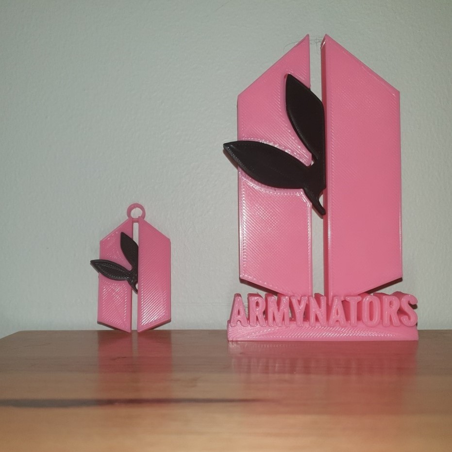 Armynator ornament and keychain set (BTS Ariana)