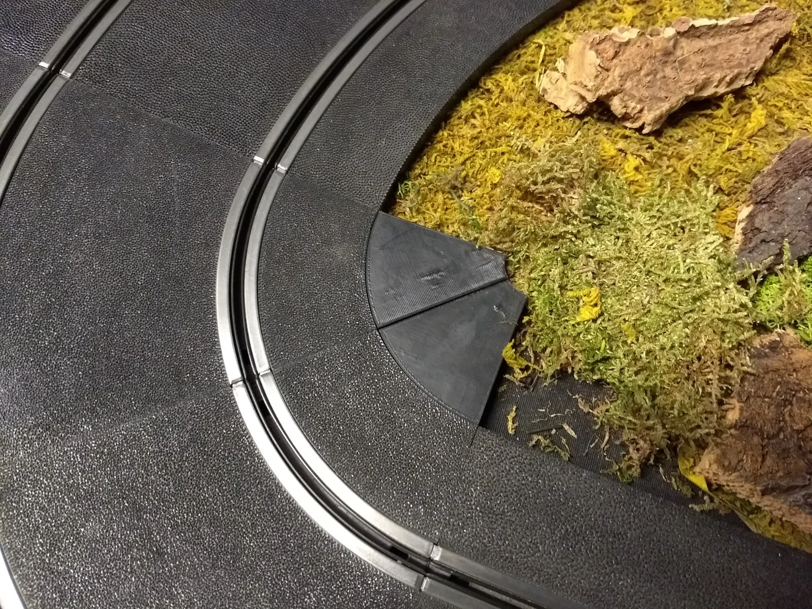 Ninco Slot track inner curve border