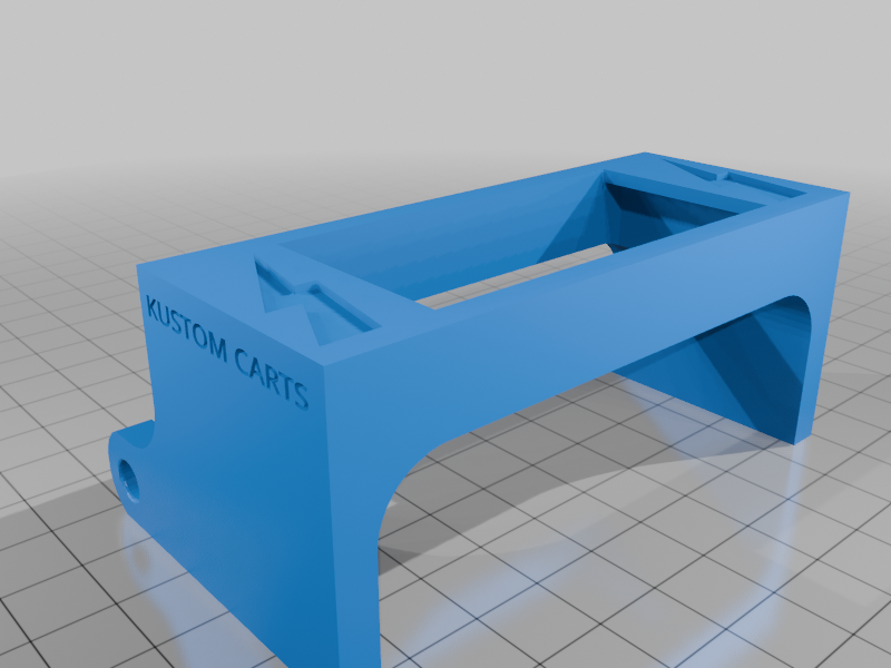crazy cart battery indicator display mount