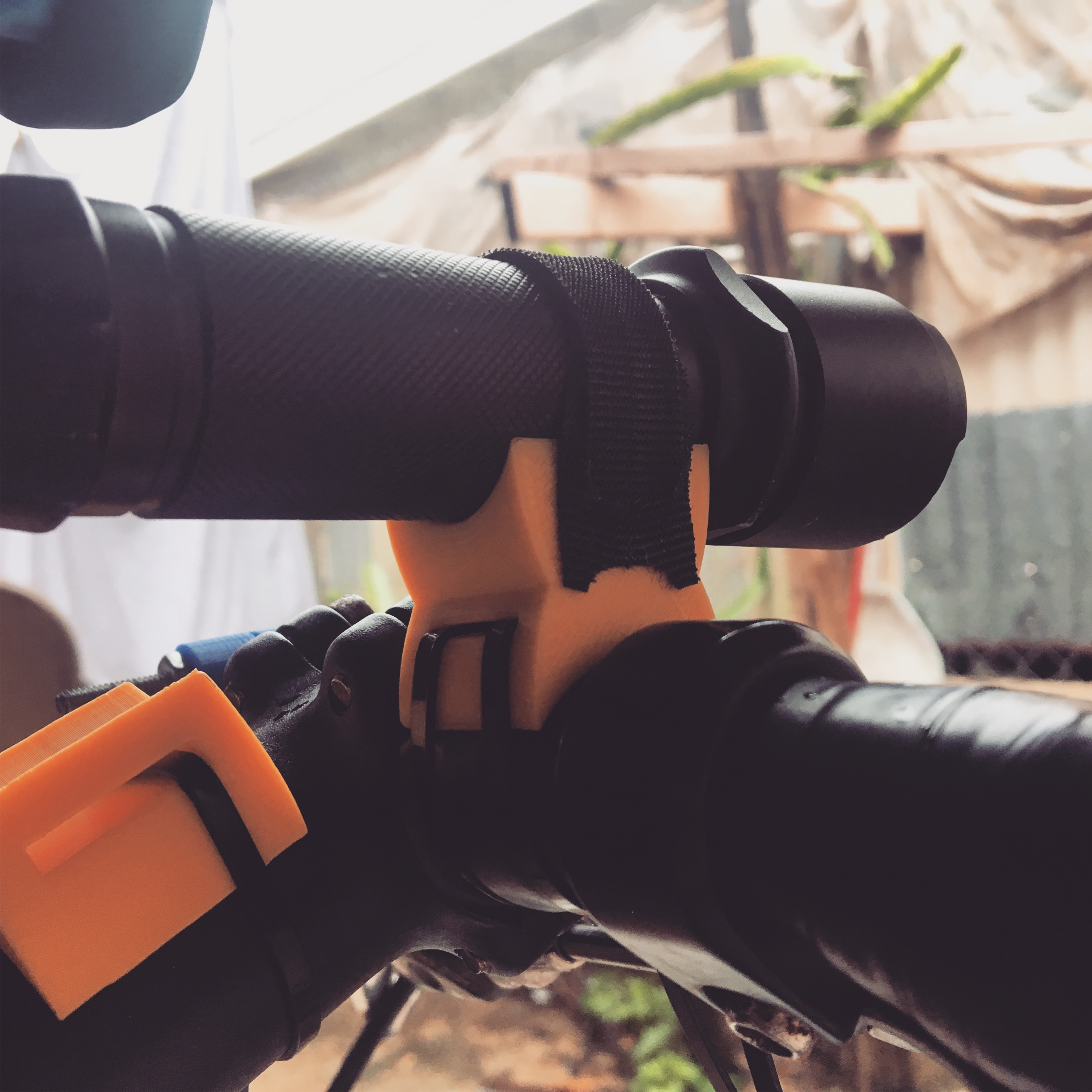 Bicycle Flashlight Mount