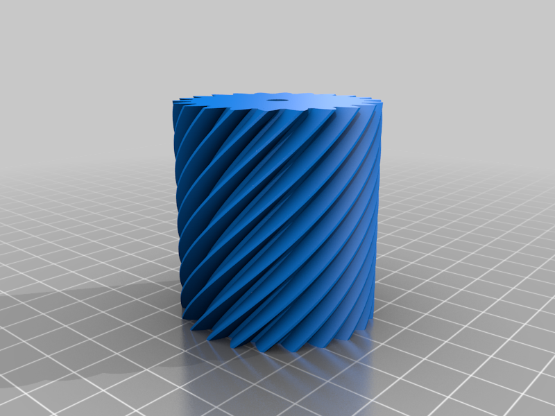 90° crossed helical gear demonstration kit