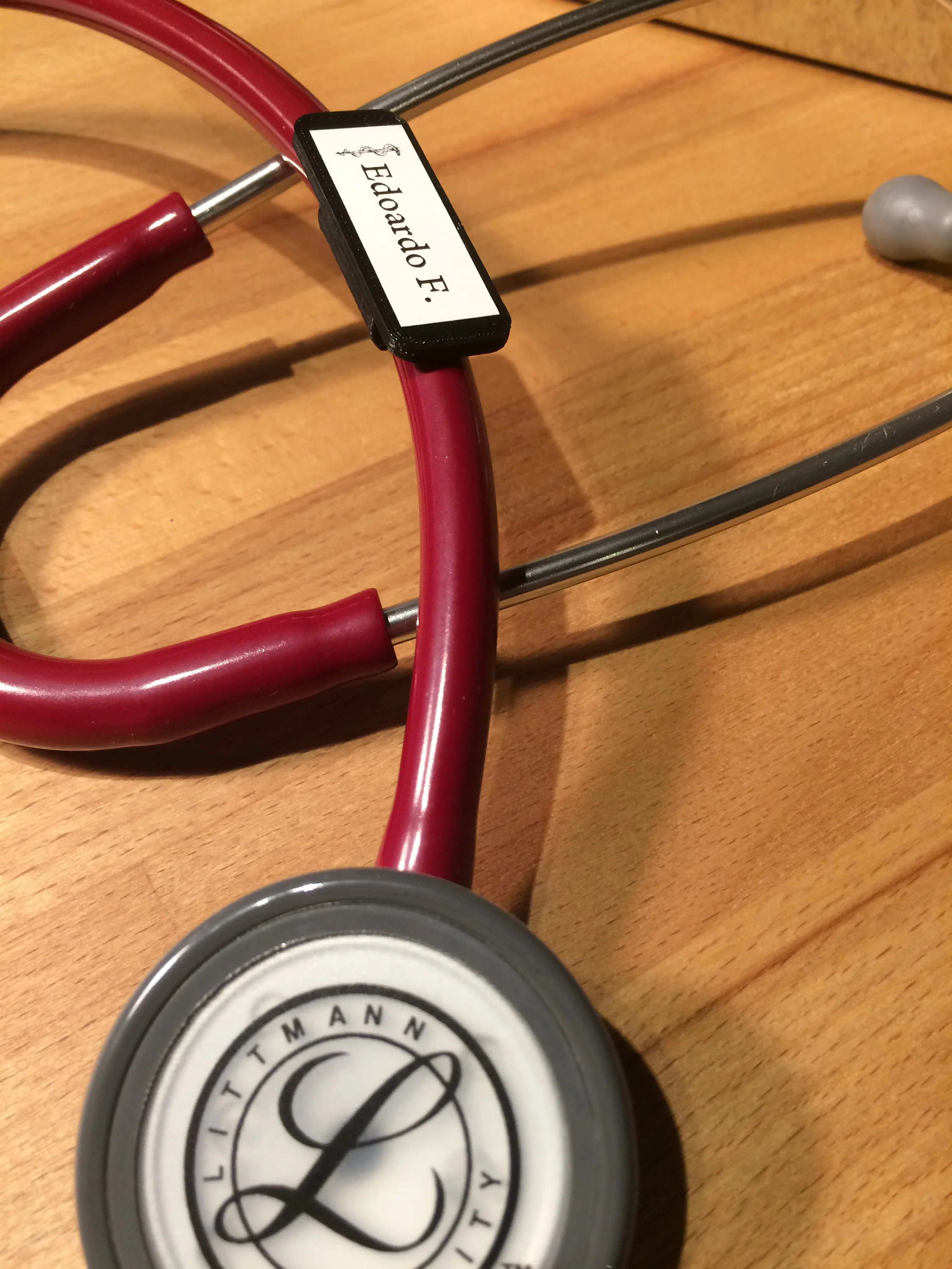 Stethoscope Name Tag