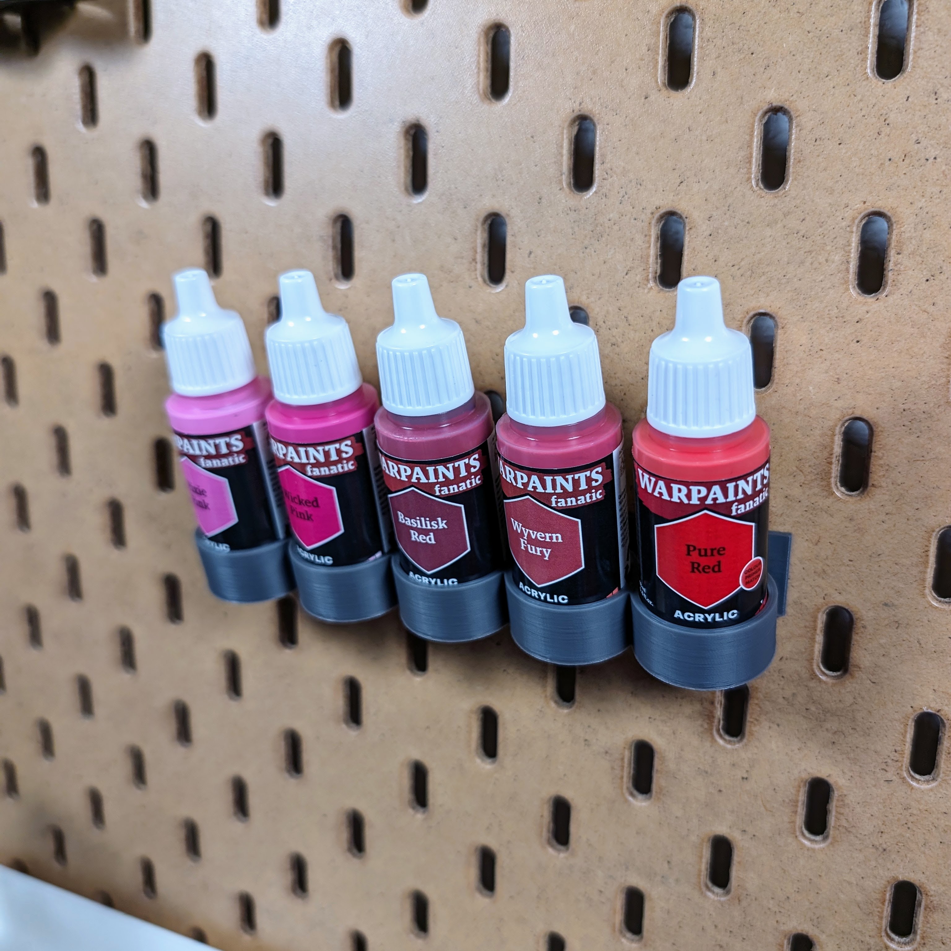 IKEA Skadis Vallejo Army Painter paint holder
