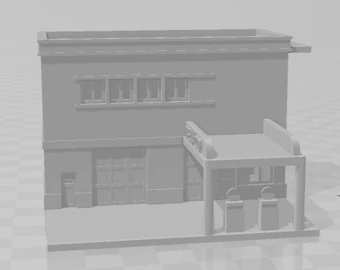 bttf - hill valley texaco station