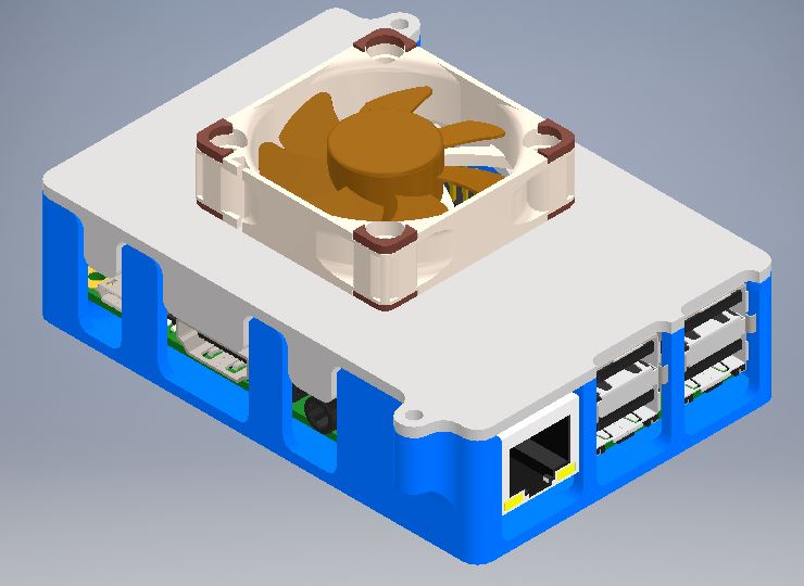 Raspberry Pi 3 B+ 40mm Fan Case